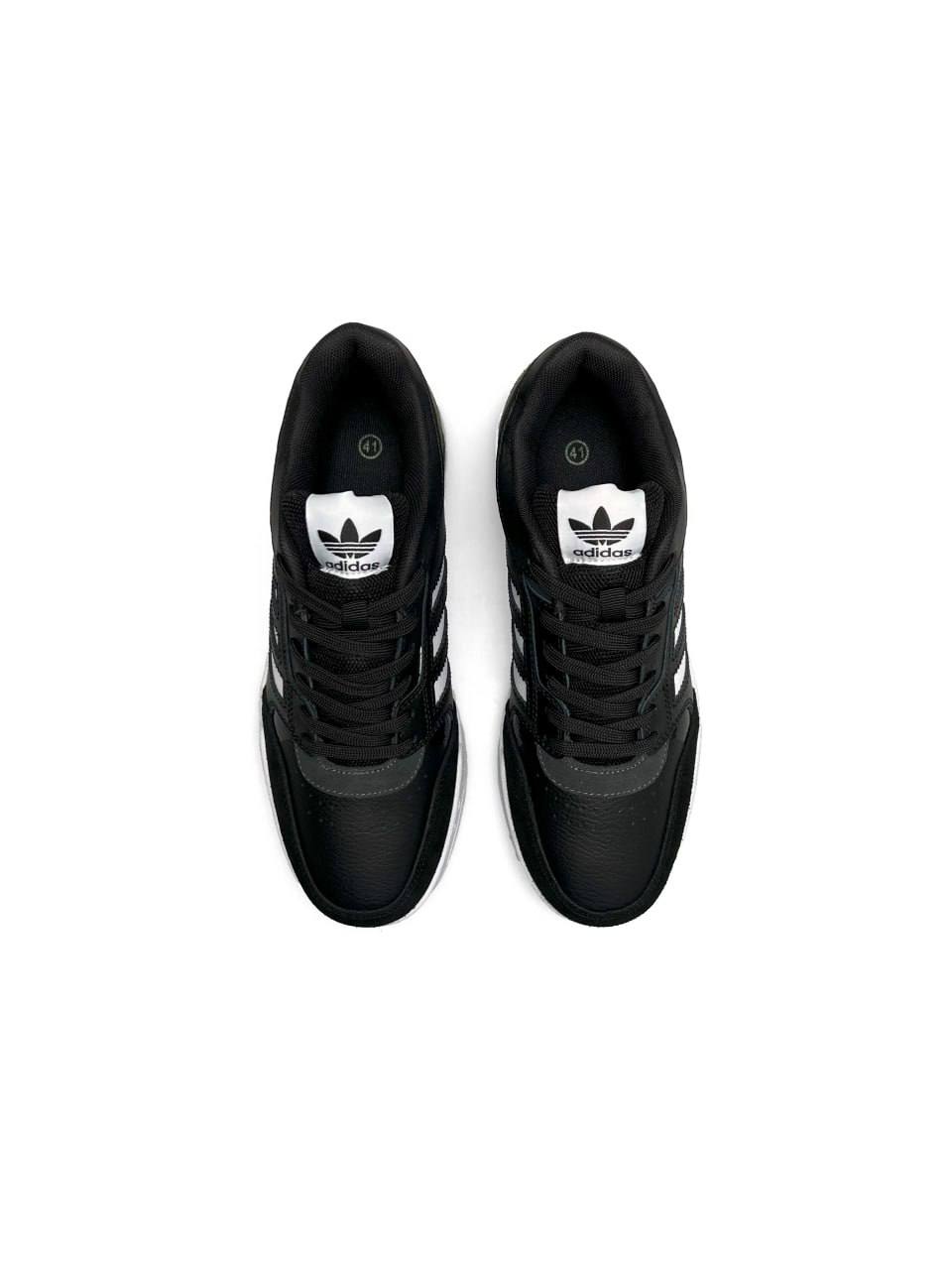 Adidas Drop Step Black White Khaki
