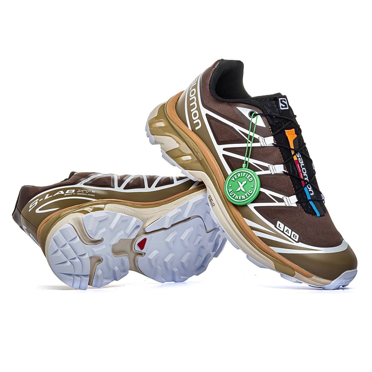 Salomon XT-6 Soft Ground Grey Brown