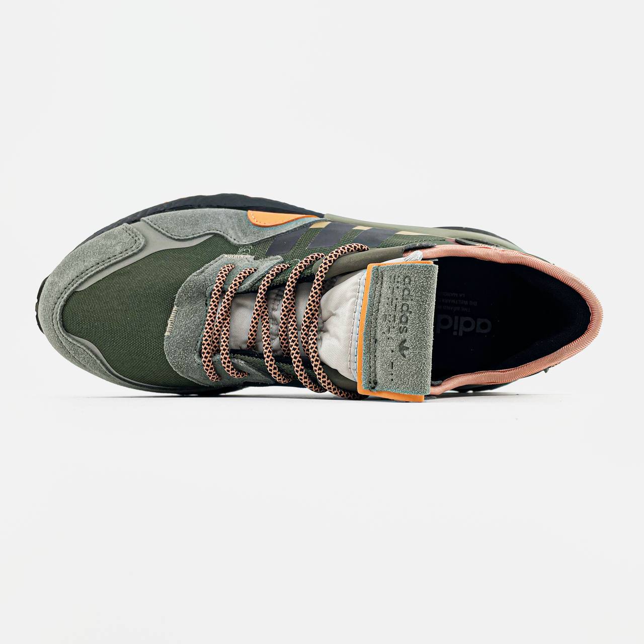 Adidas Nite Jogger Boost Core Black Orange Dark Green