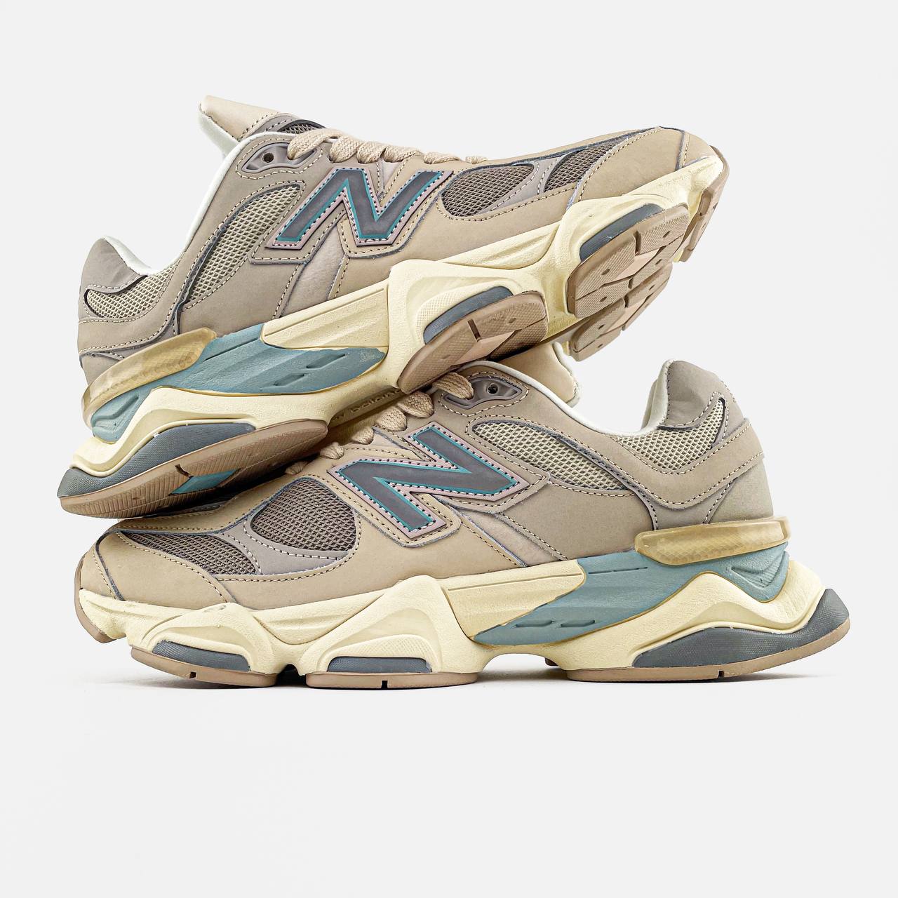 New Balance 9060 Ivory Cream Pink Sand