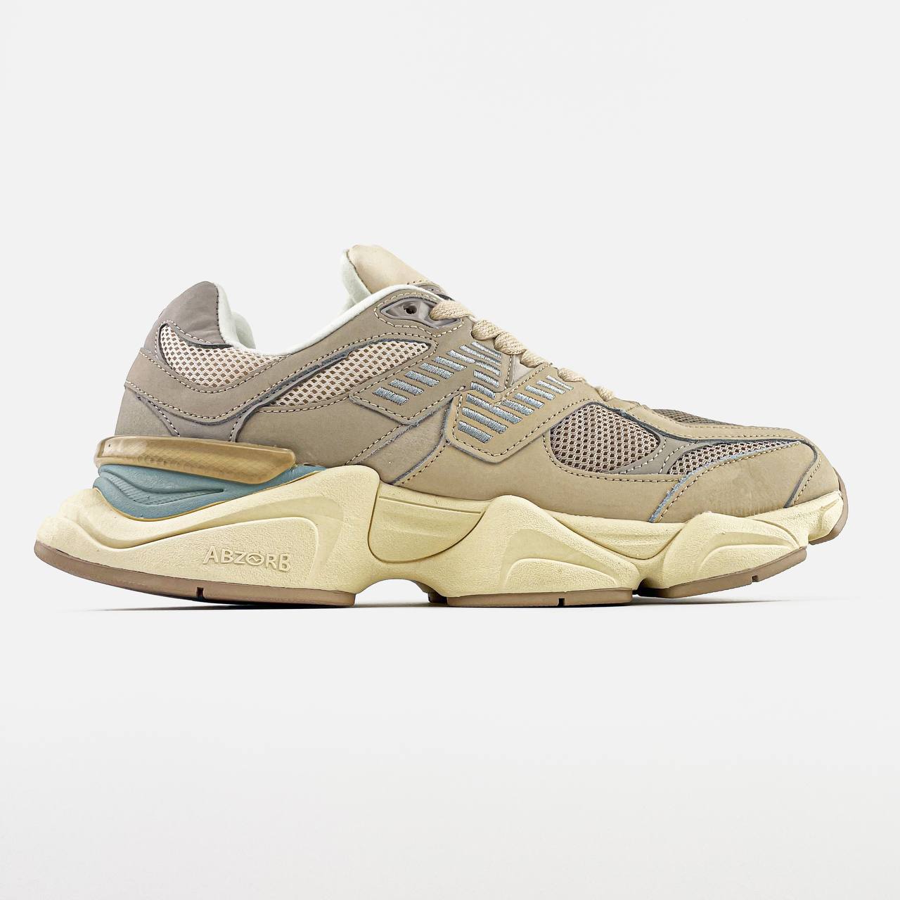New Balance 9060 Ivory Cream Pink Sand