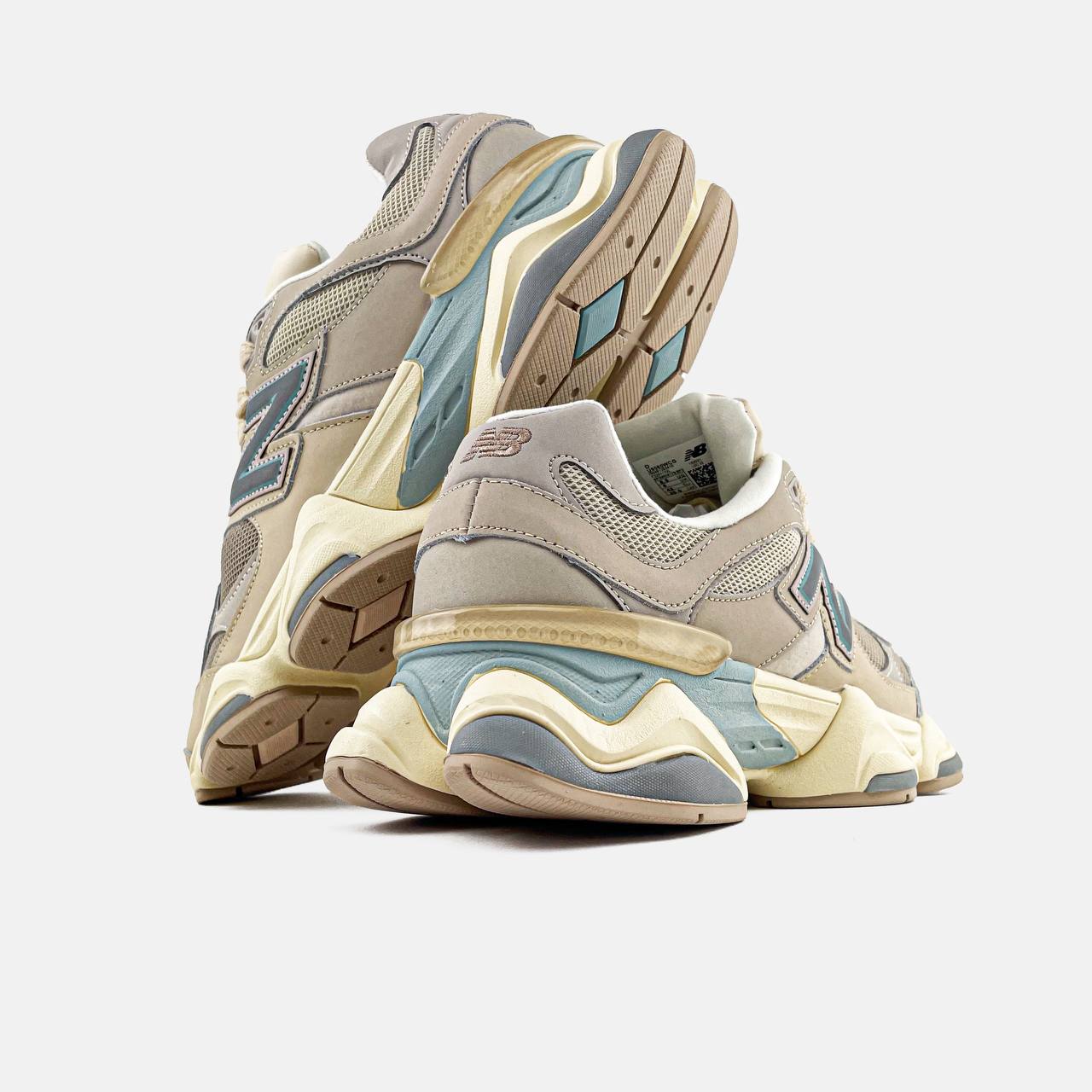 New Balance 9060 Ivory Cream Pink Sand