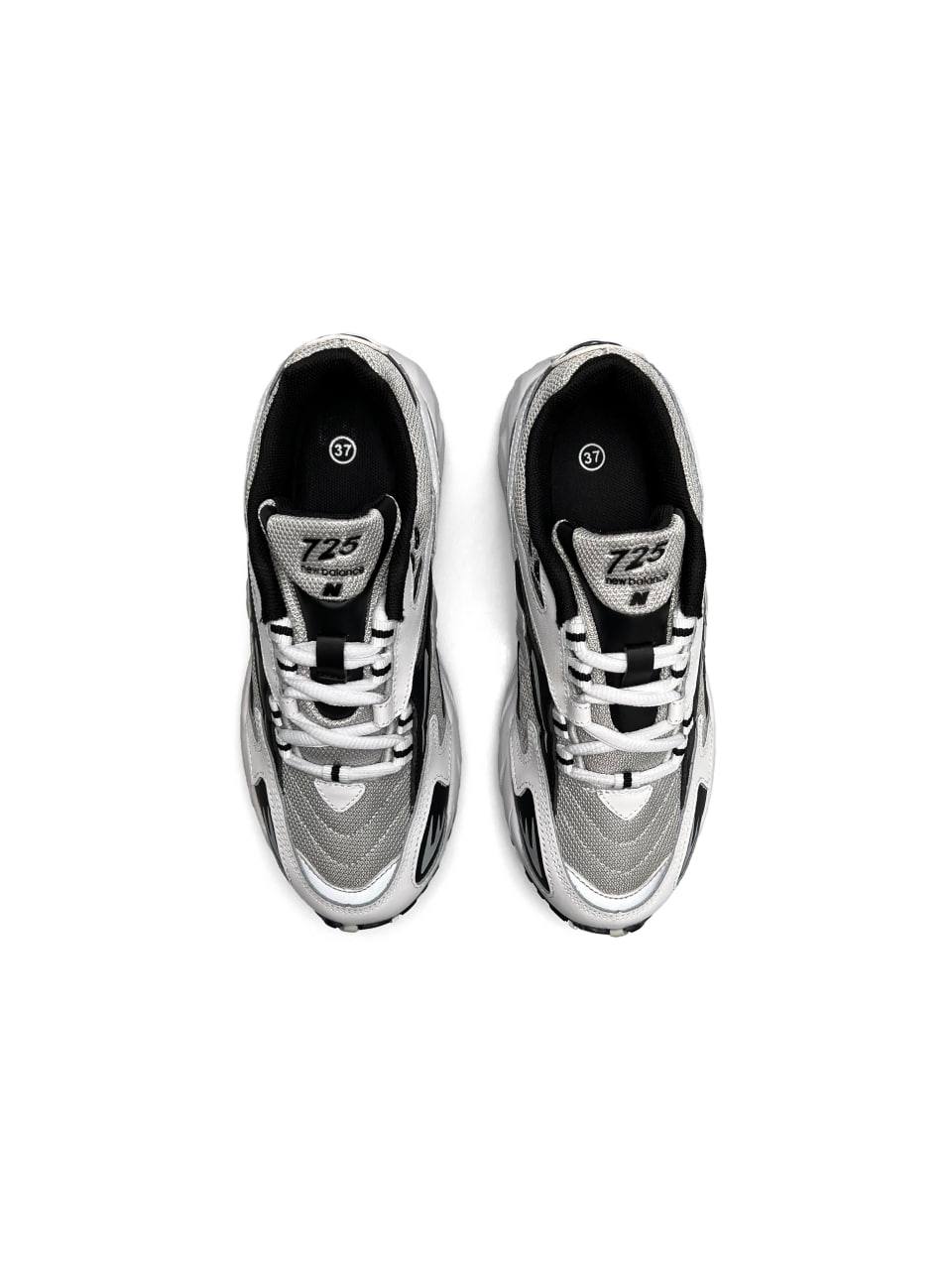 New Balance 725 White Gray Black
