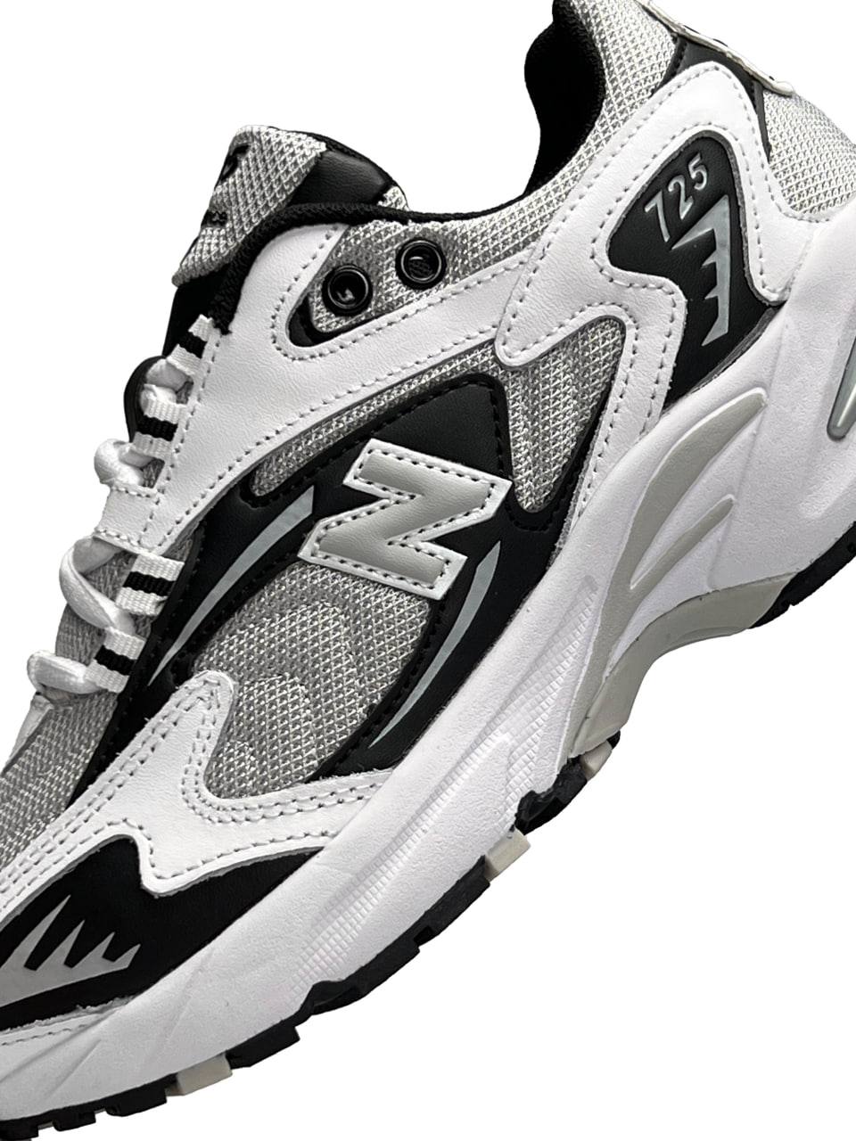 New Balance 725 White Gray Black