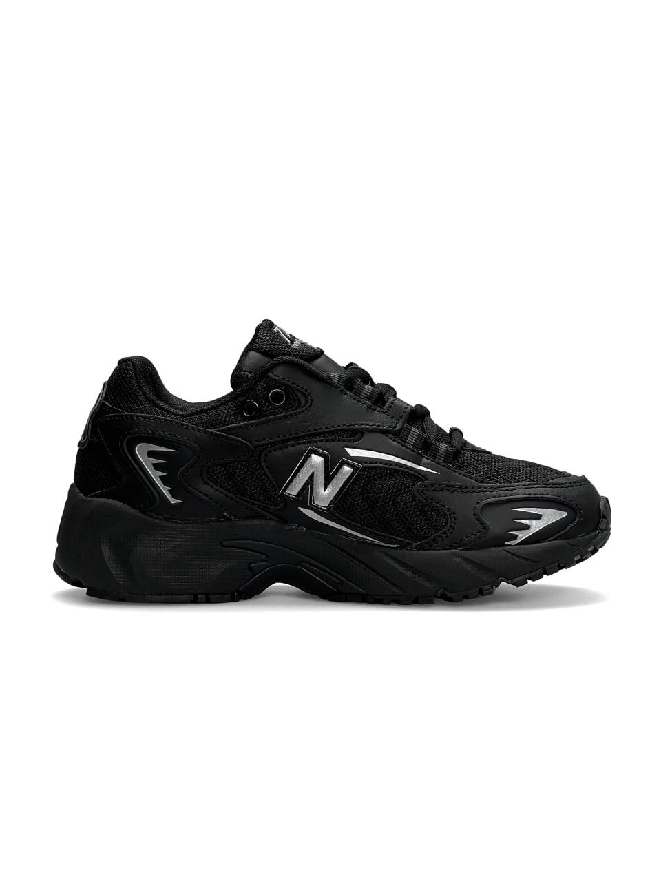New Balance 725 All Black Silver