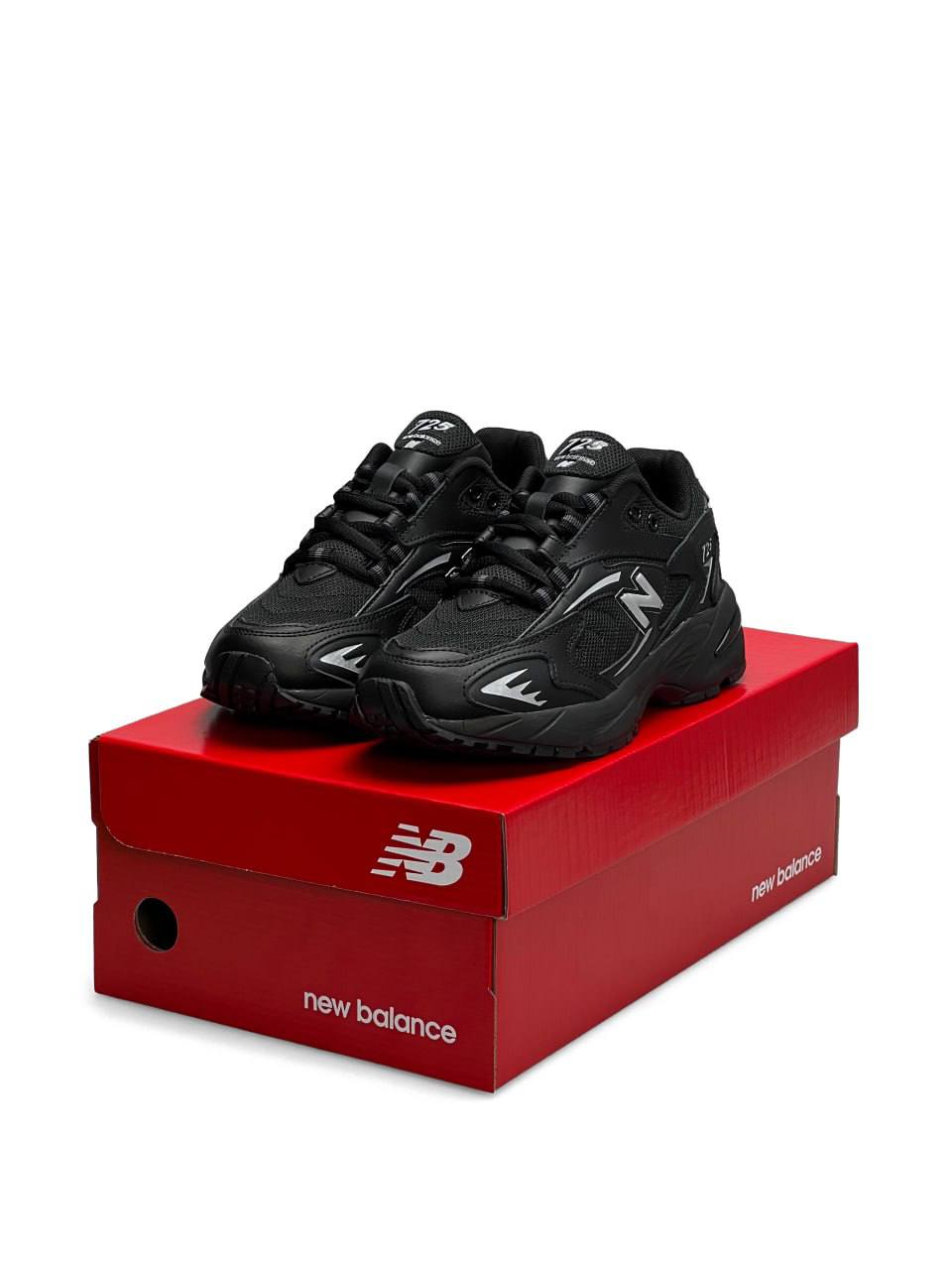 New Balance 725 All Black Silver