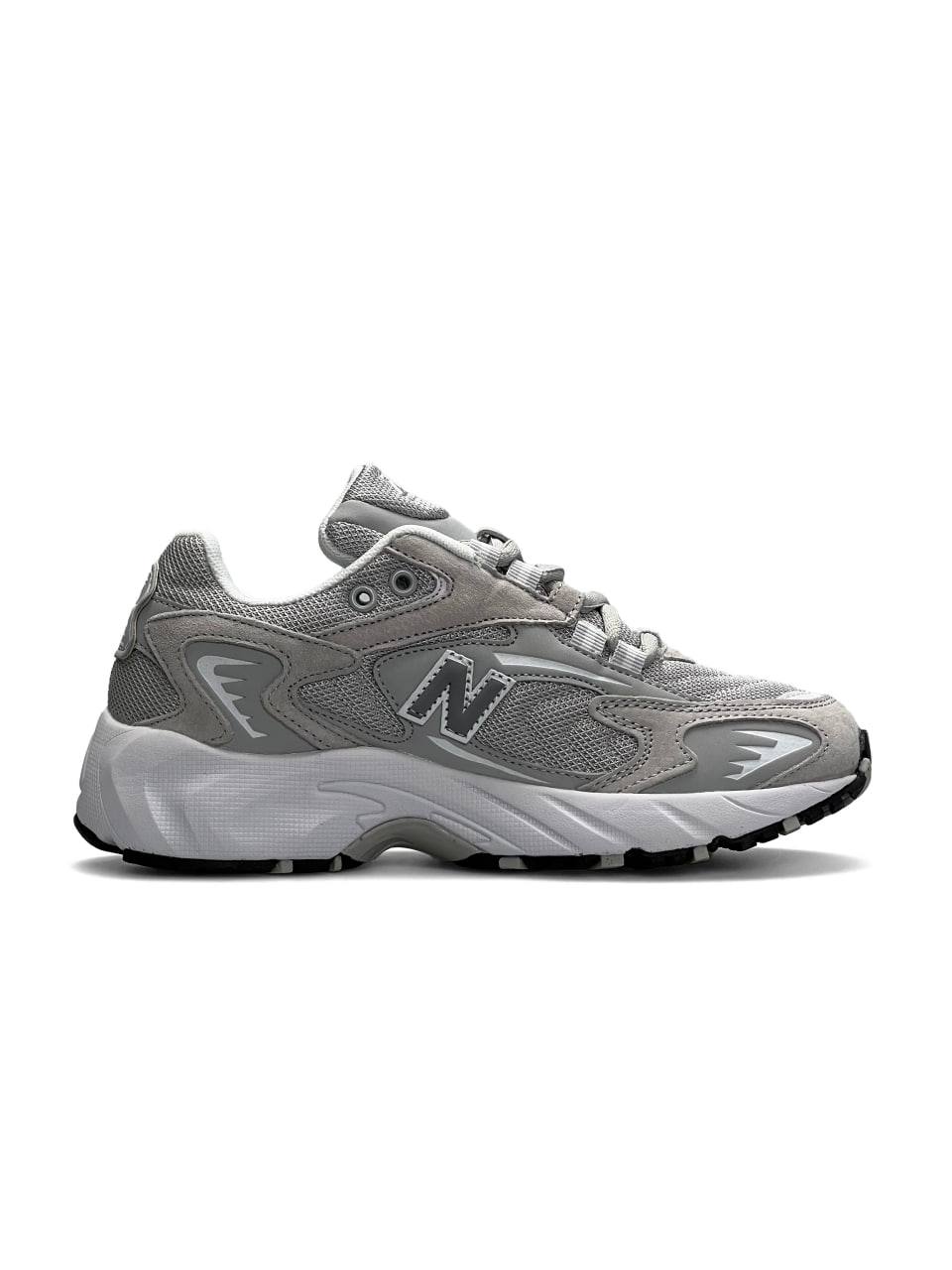 New Balance 725 Gray Suede White