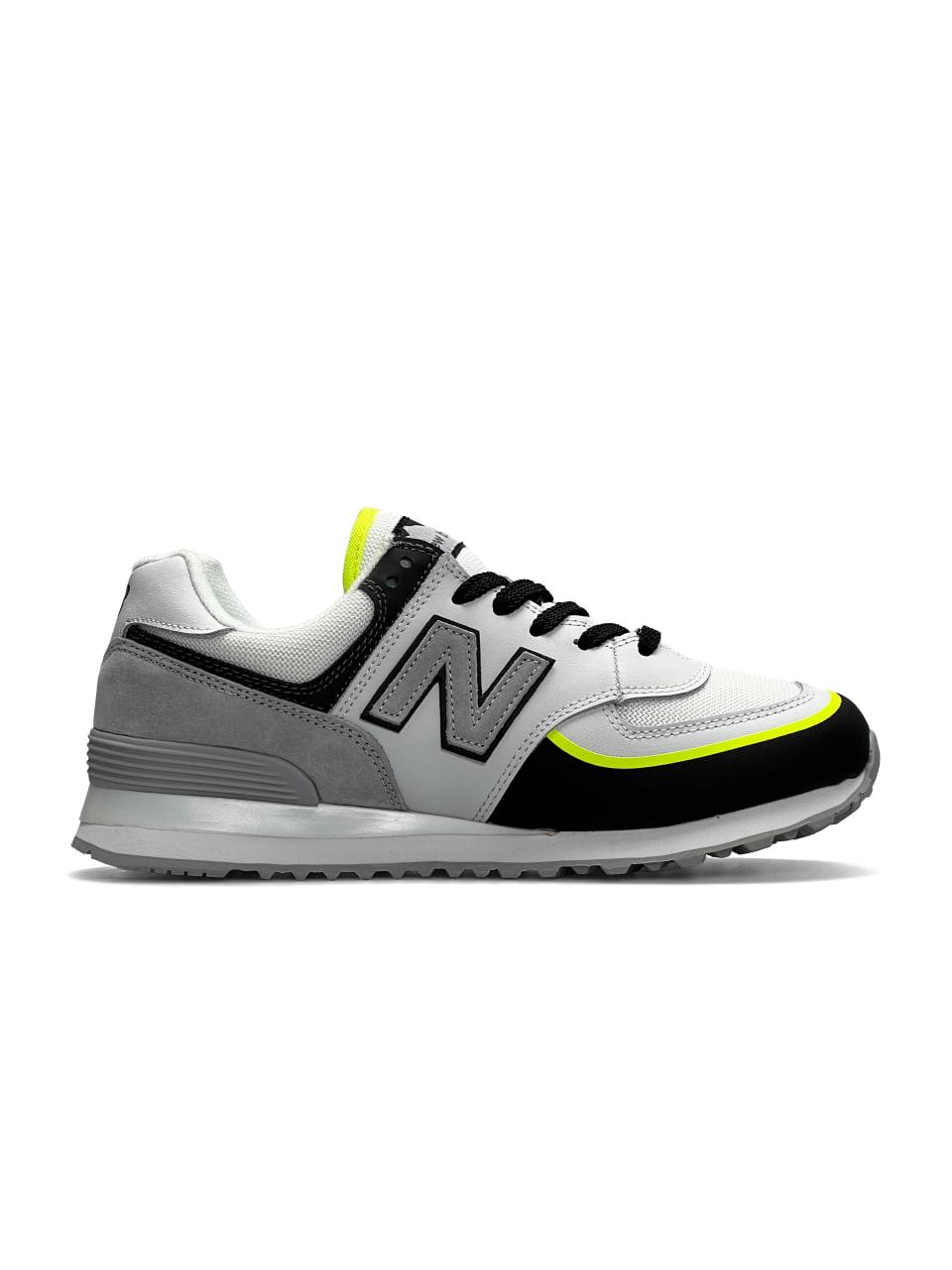 New Balance 574 TP2 White Yellow Neon
