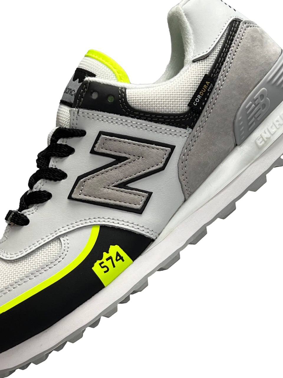 New Balance 574 TP2 White Yellow Neon