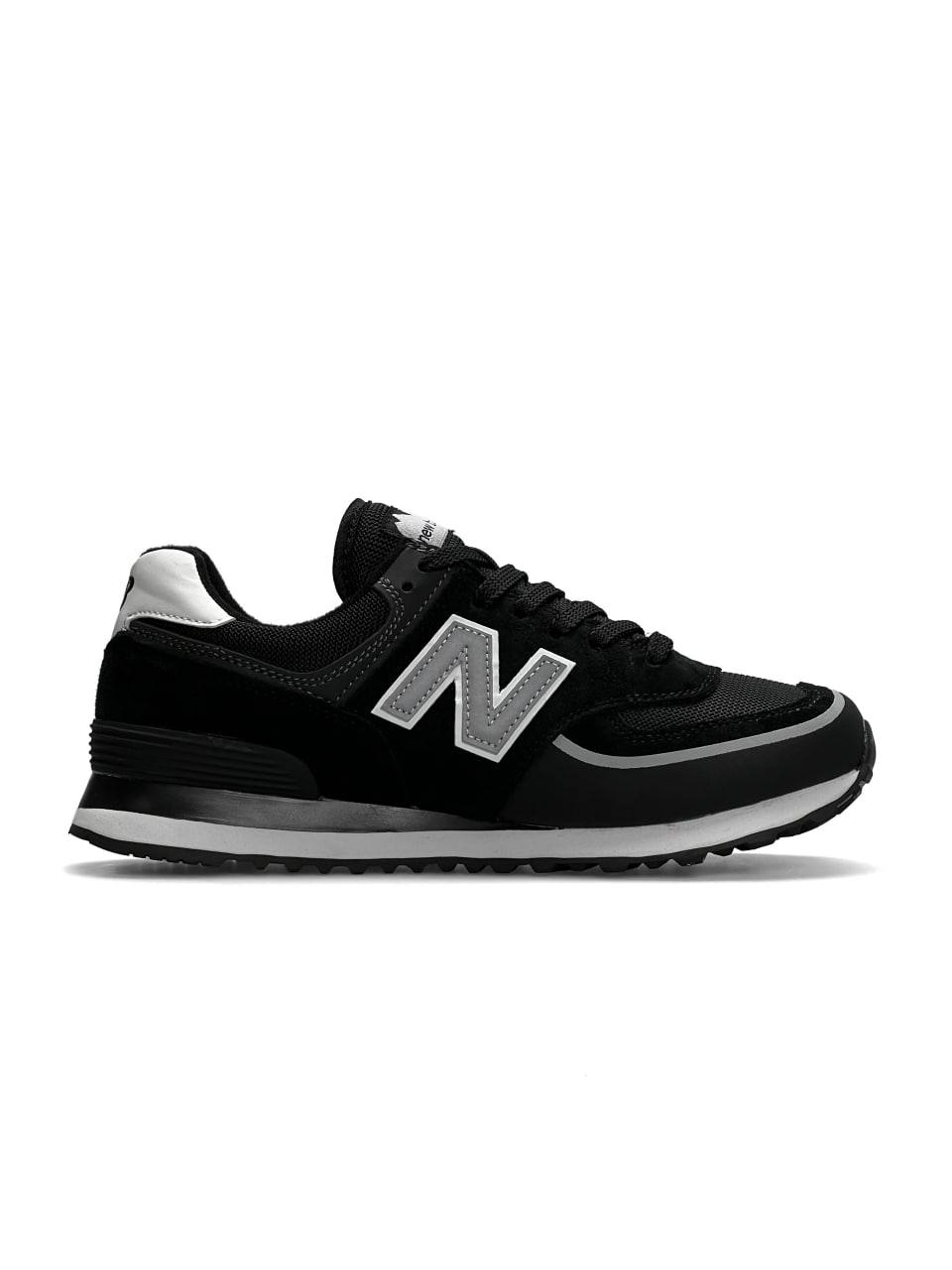 New Balance 574 TP2 Black White Reflective
