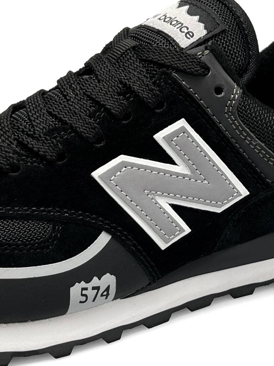 New Balance 574 TP2 Black White Reflective
