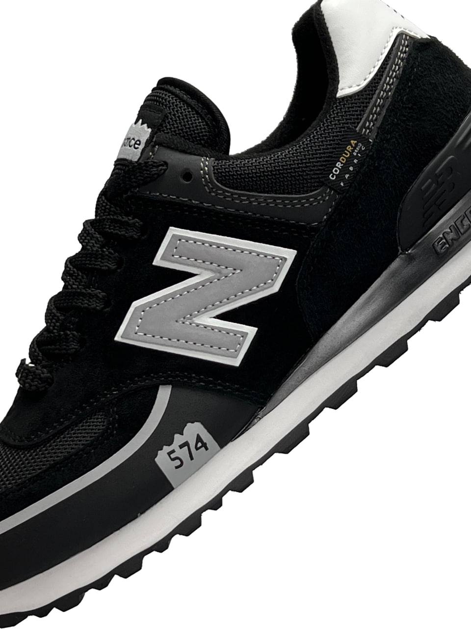 New Balance 574 TP2 Black White Reflective