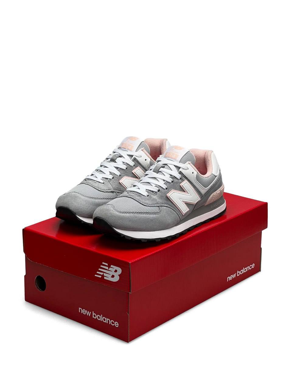 New Balance 574 Gray Pink