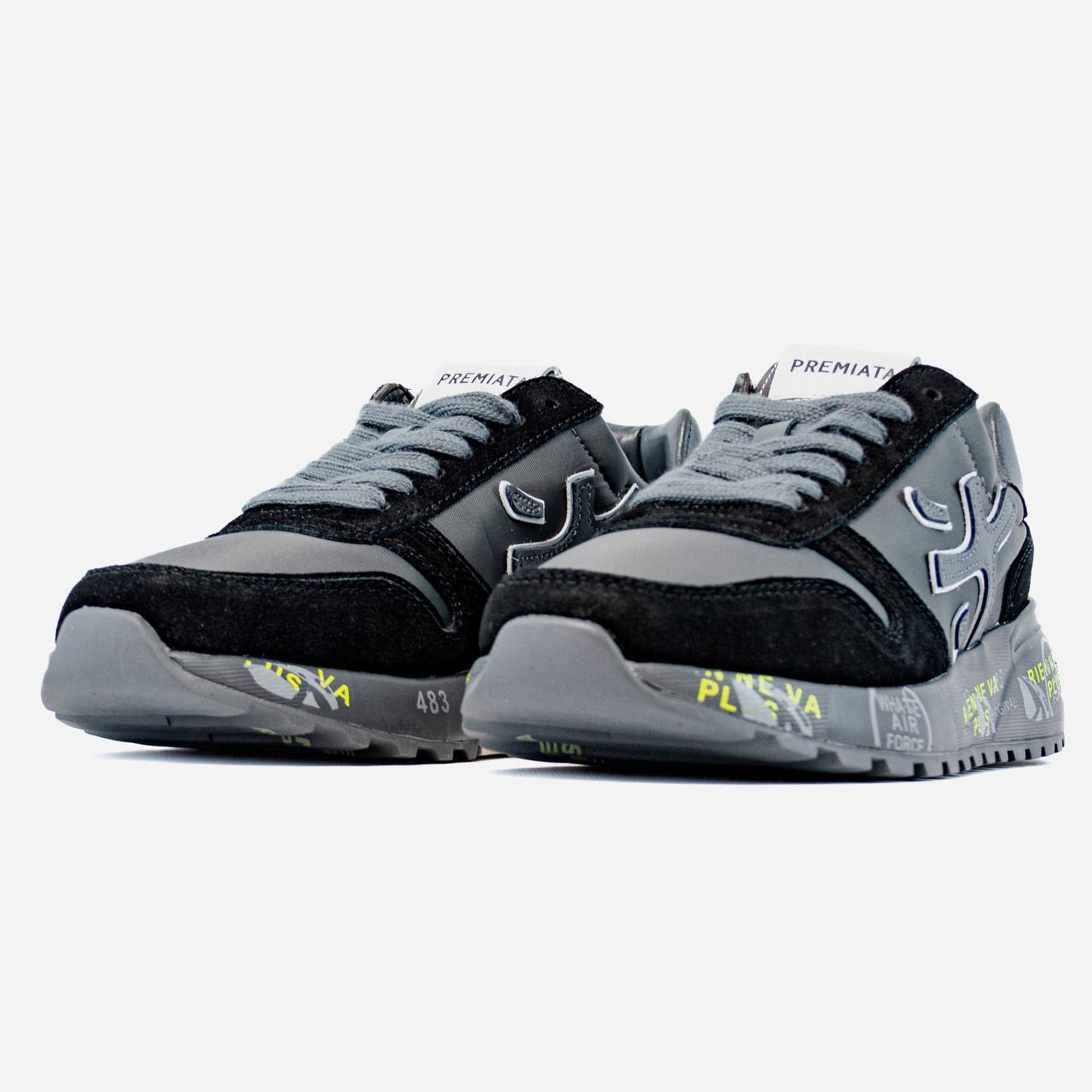Premiata Mick Black Grey