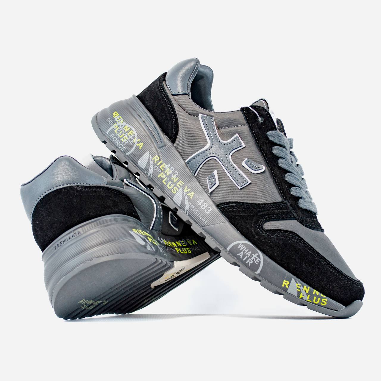 Premiata Mick Black Grey
