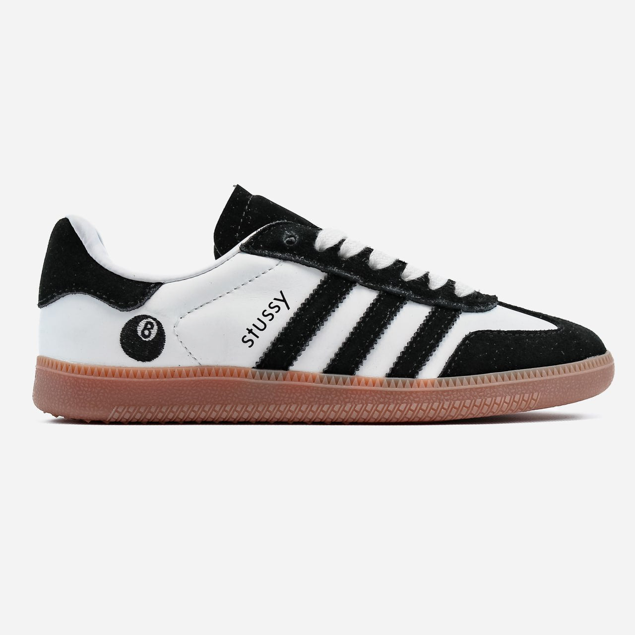 Adidas Samba x Stussy White Black / 8 Ball Concep