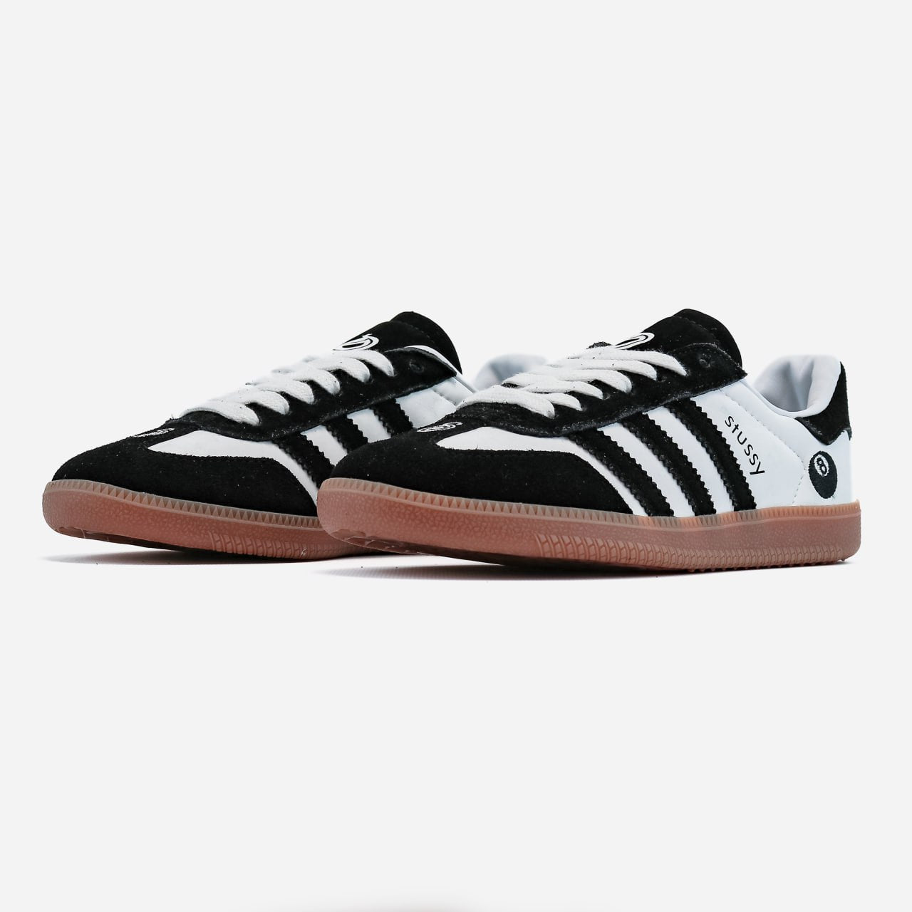 Adidas Samba x Stussy White Black / 8 Ball Concep