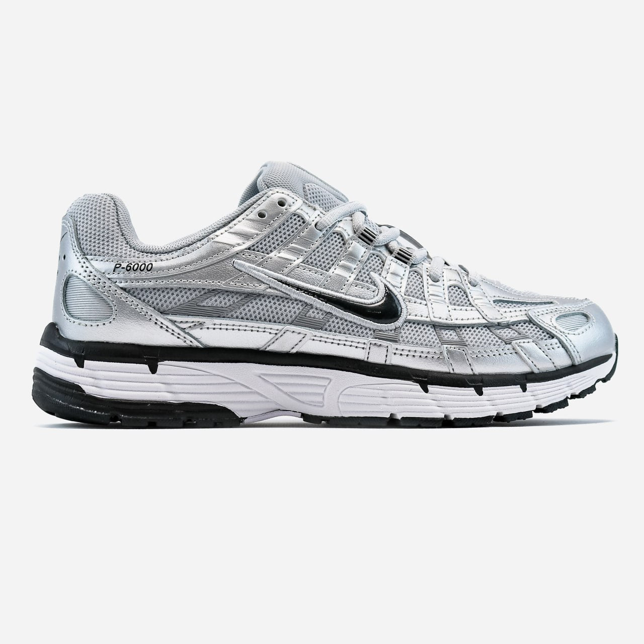 Nike P-6000 Silver White Black
