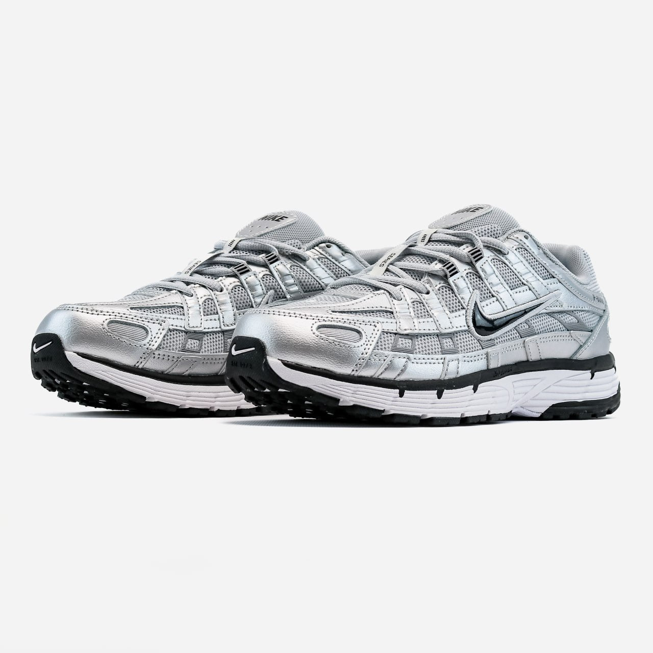 Nike P-6000 Silver White Black