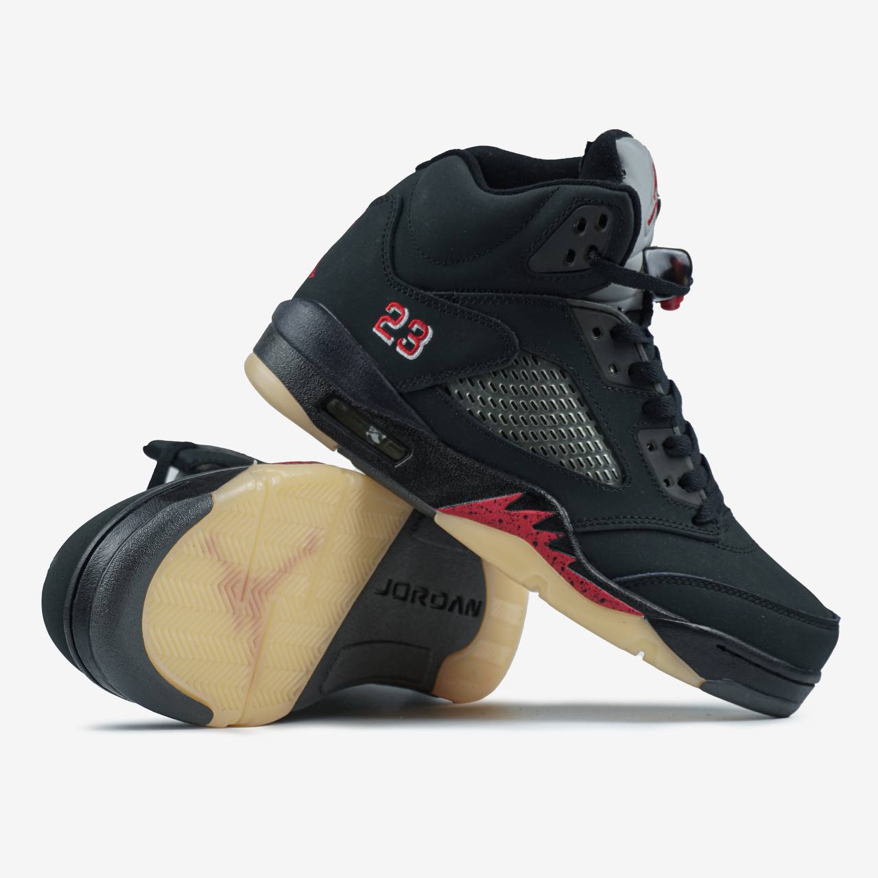 Nike Air Jordan 5 Gore-Tex Black Beige Red