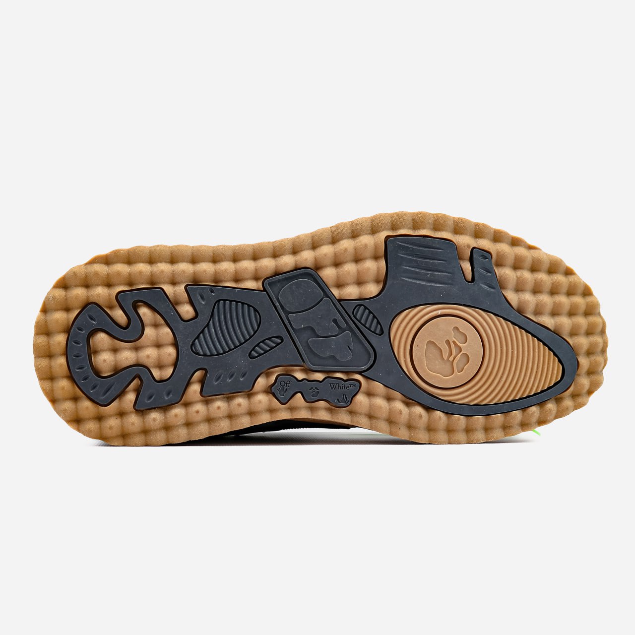 Off-White Out of Office Sponge Mid Top Brown
