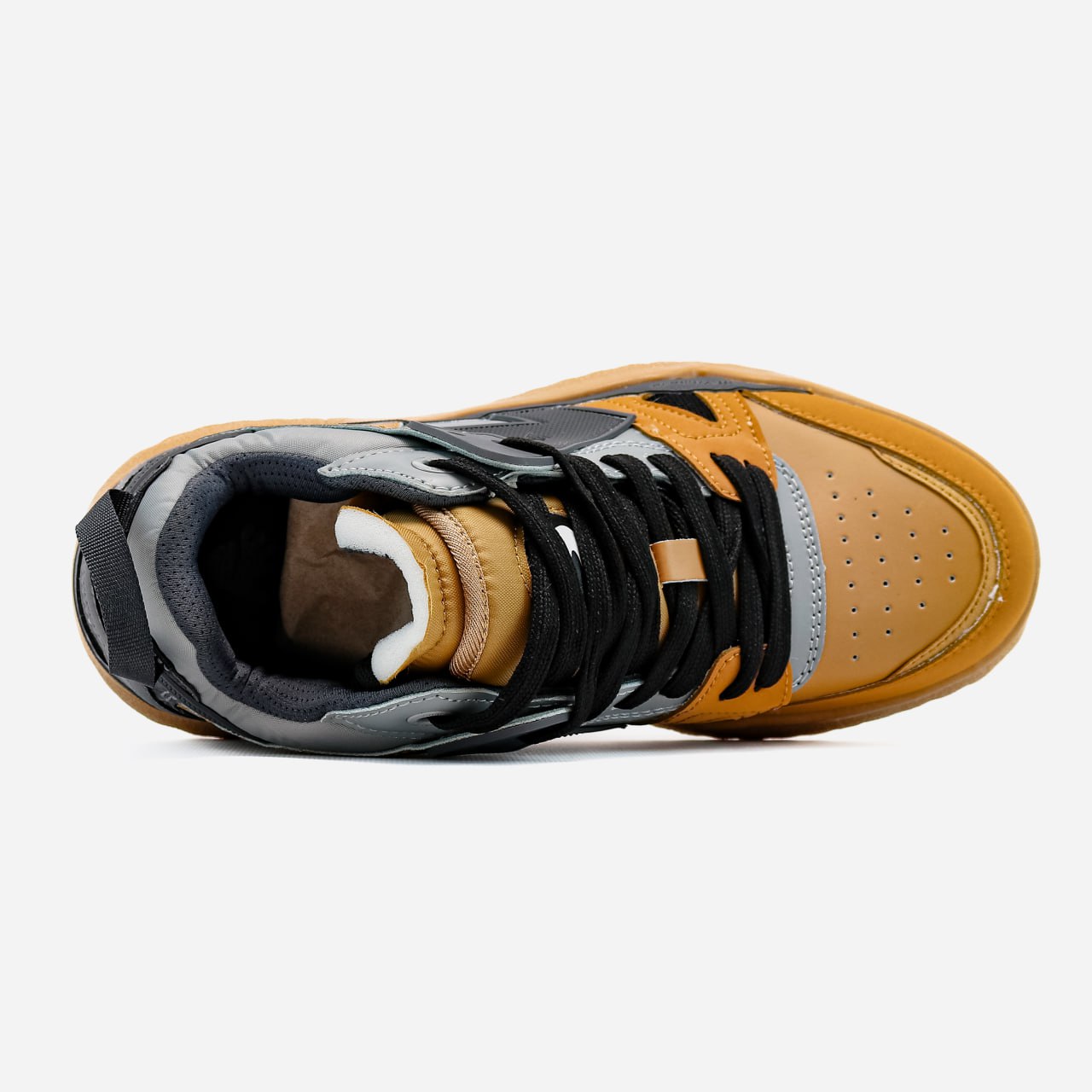Off-White Out of Office Sponge Mid Top Brown