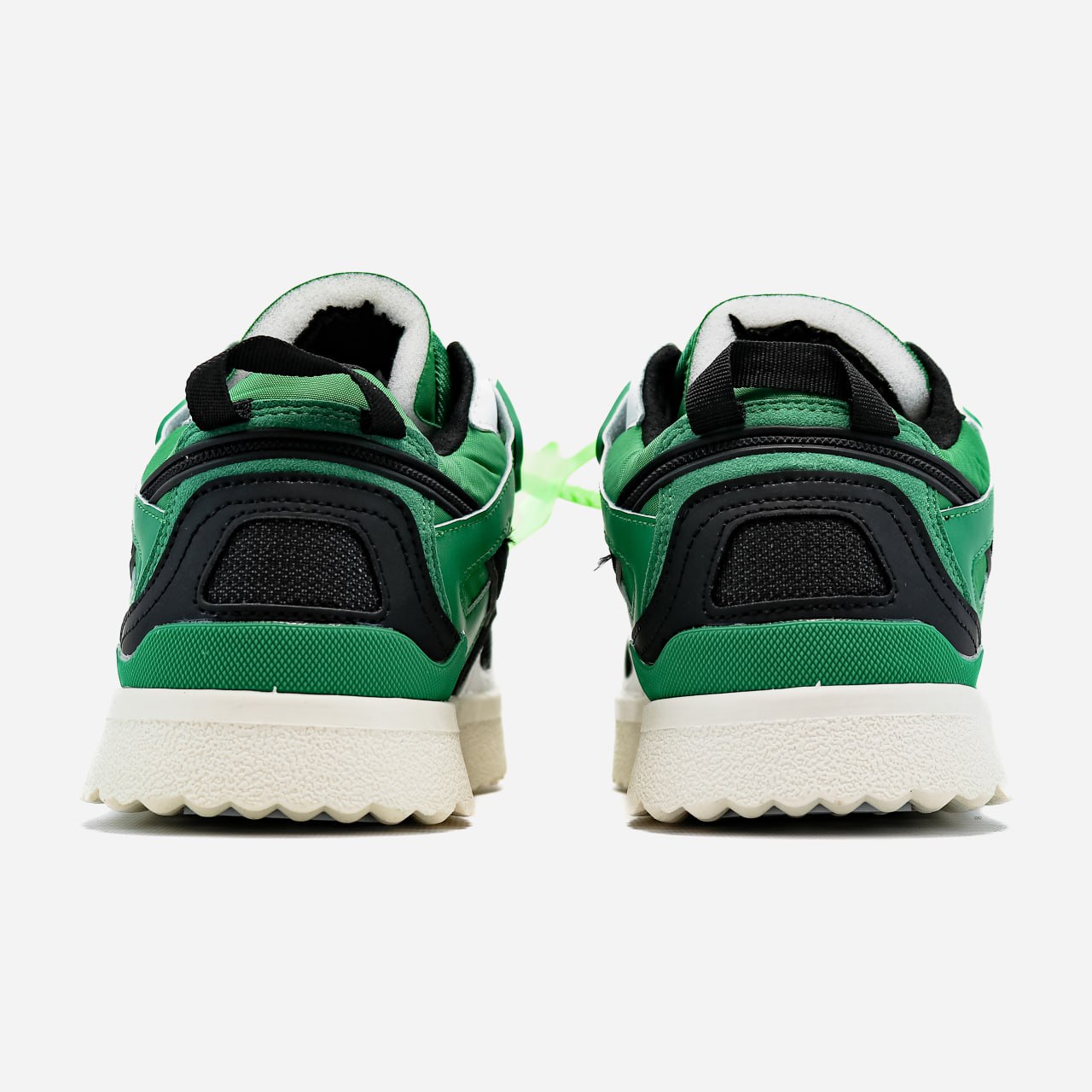 Off-White Out of Office Sponge Mid Top White Green