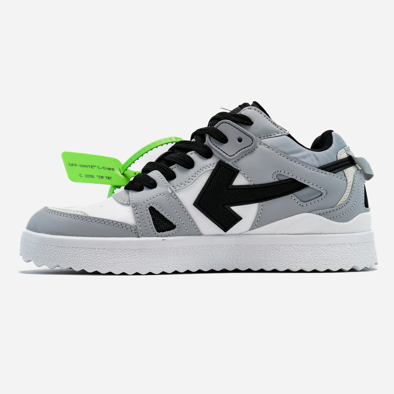 Off-White Out of Office Sponge Mid Top White Grey
