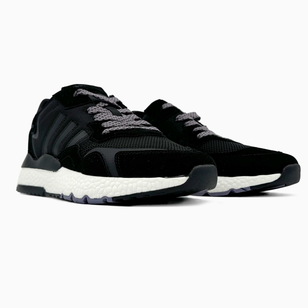 Adidas Nite Jogger White Black Violet