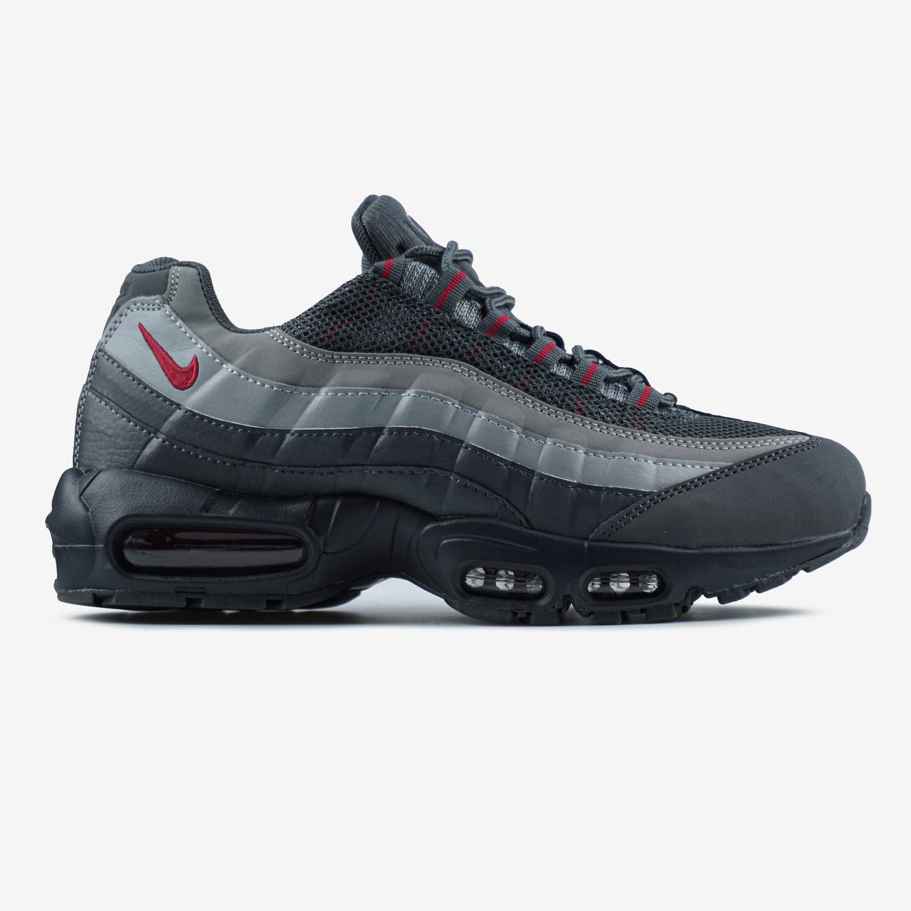 Nike Air Max 95 Dark Grey Red / Essential Solar Red / Gun Smoke