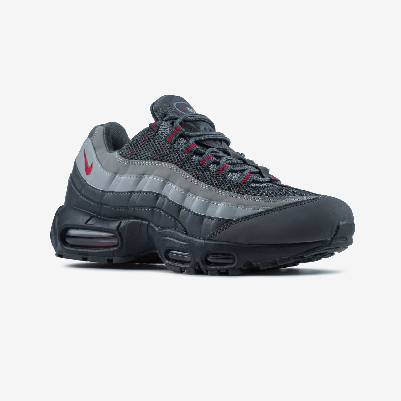 Nike Air Max 95 Dark Grey Red / Essential Solar Red / Gun Smoke
