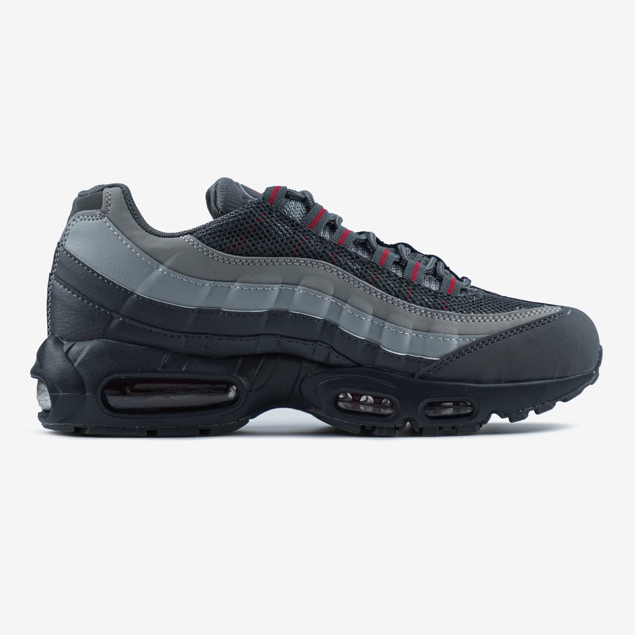 Nike Air Max 95 Dark Grey Red / Essential Solar Red / Gun Smoke