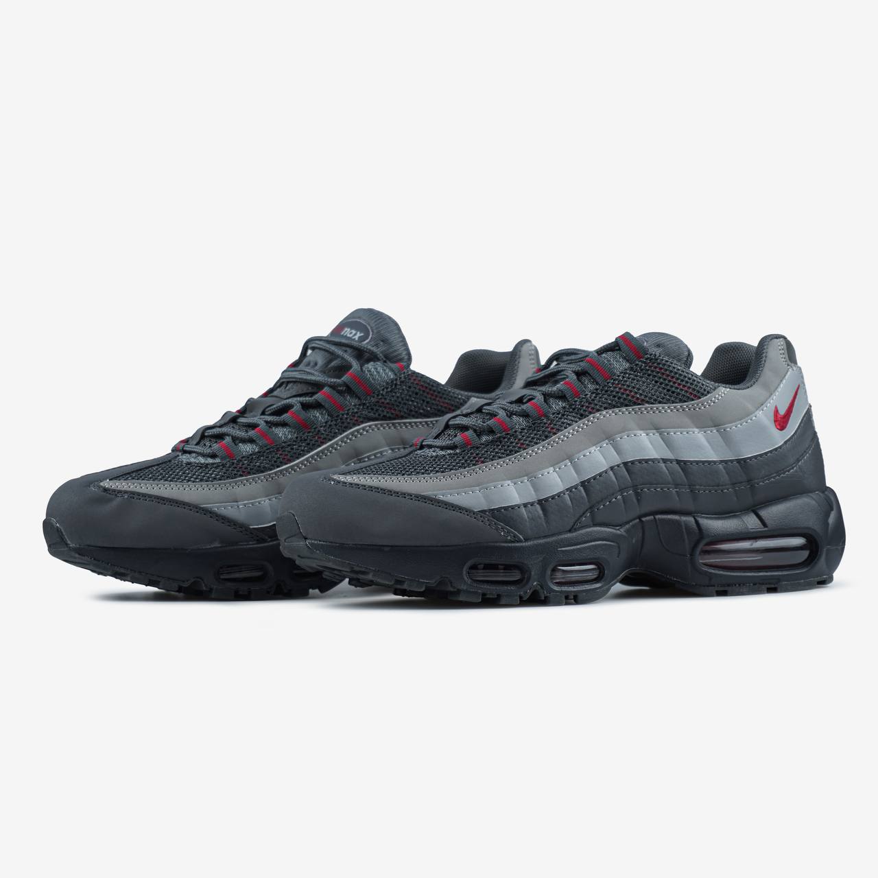 Nike Air Max 95 Dark Grey Red / Essential Solar Red / Gun Smoke