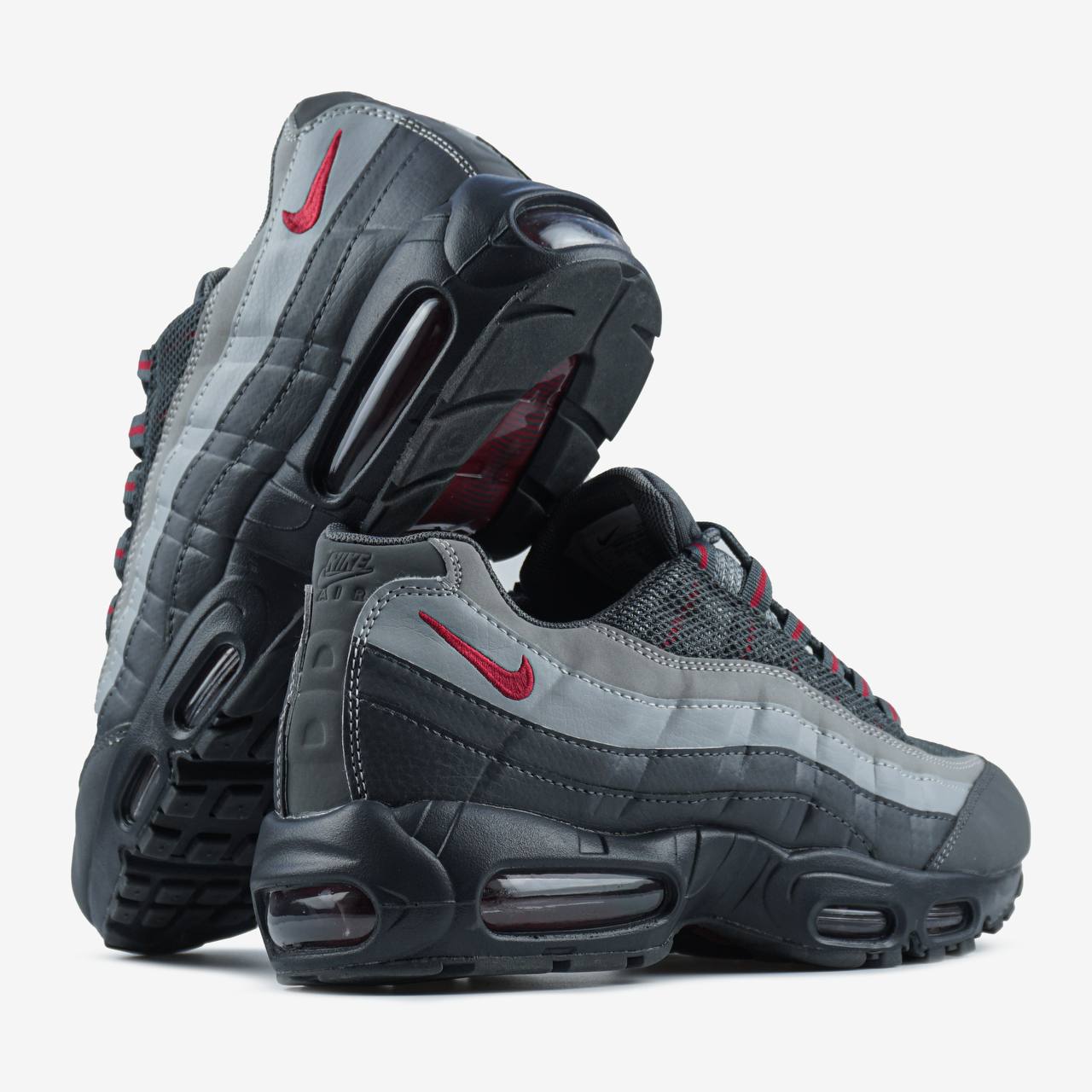 Nike Air Max 95 Dark Grey Red / Essential Solar Red / Gun Smoke