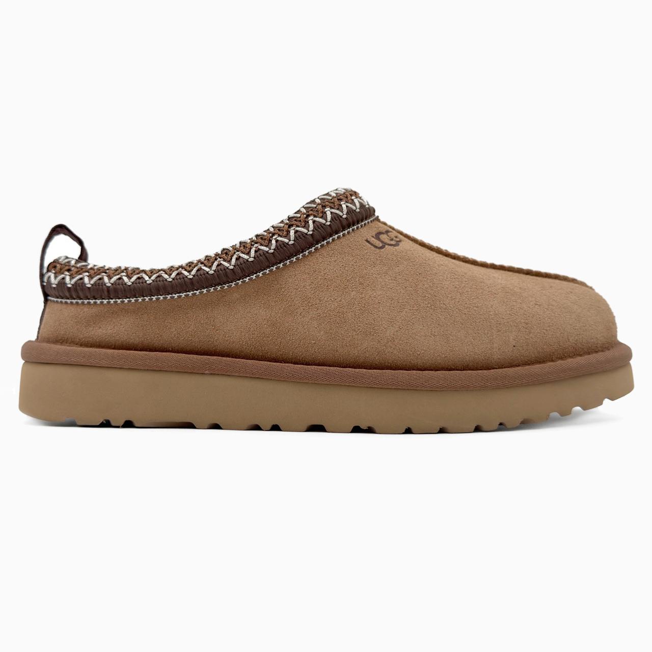 UGG Tasman Chestnut (коричнева вишивка)