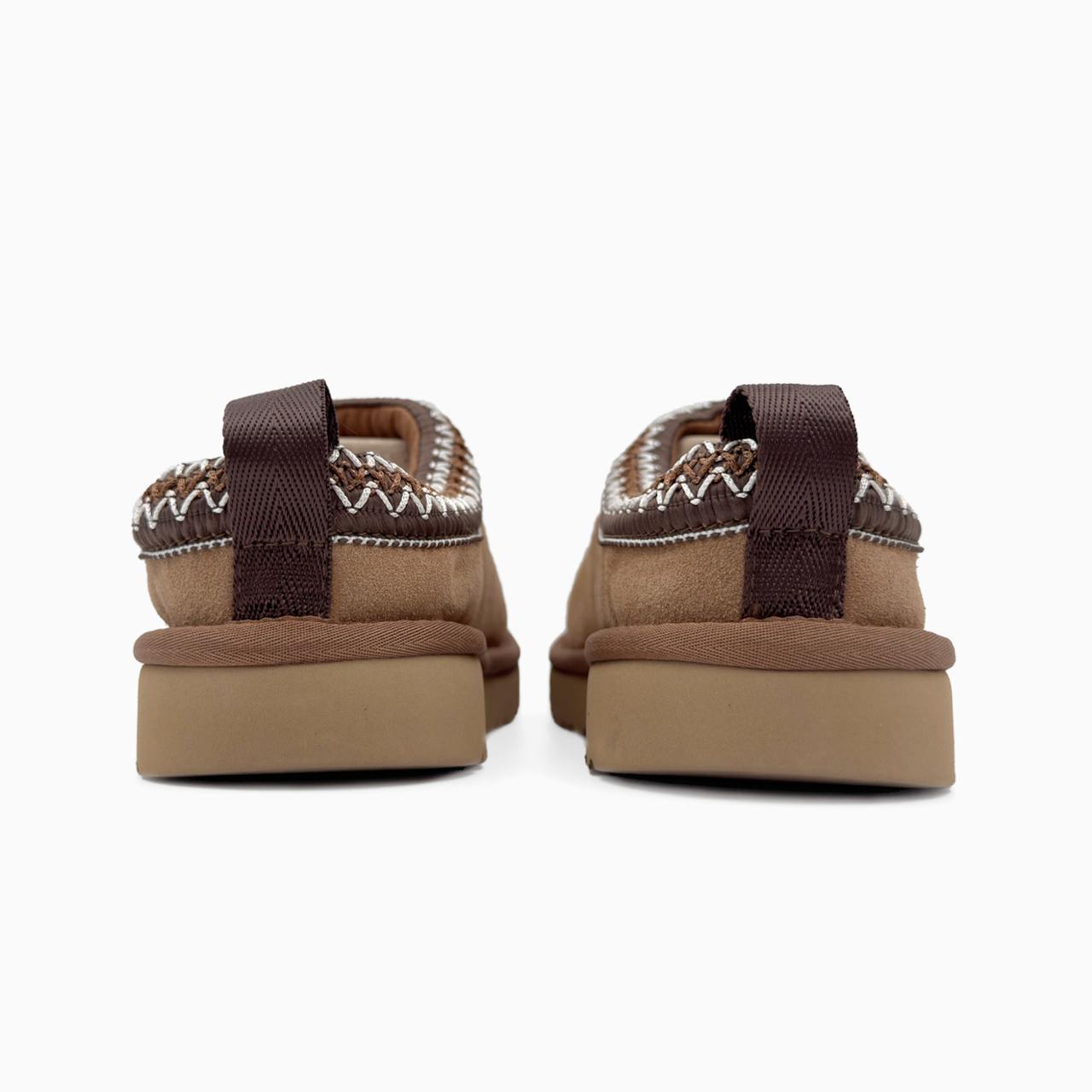 UGG Tasman Chestnut (коричнева вишивка)