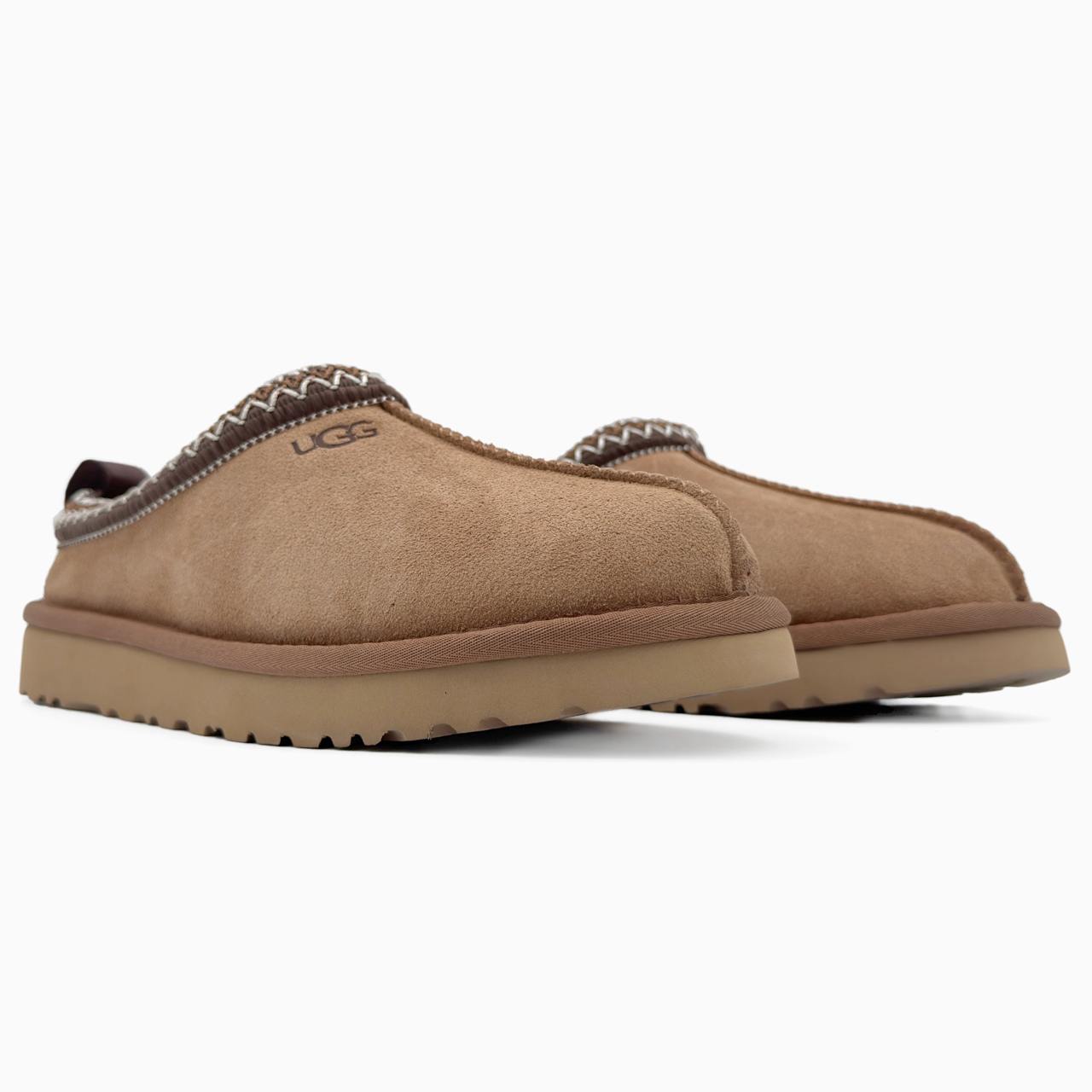 UGG Tasman Chestnut (коричнева вишивка)