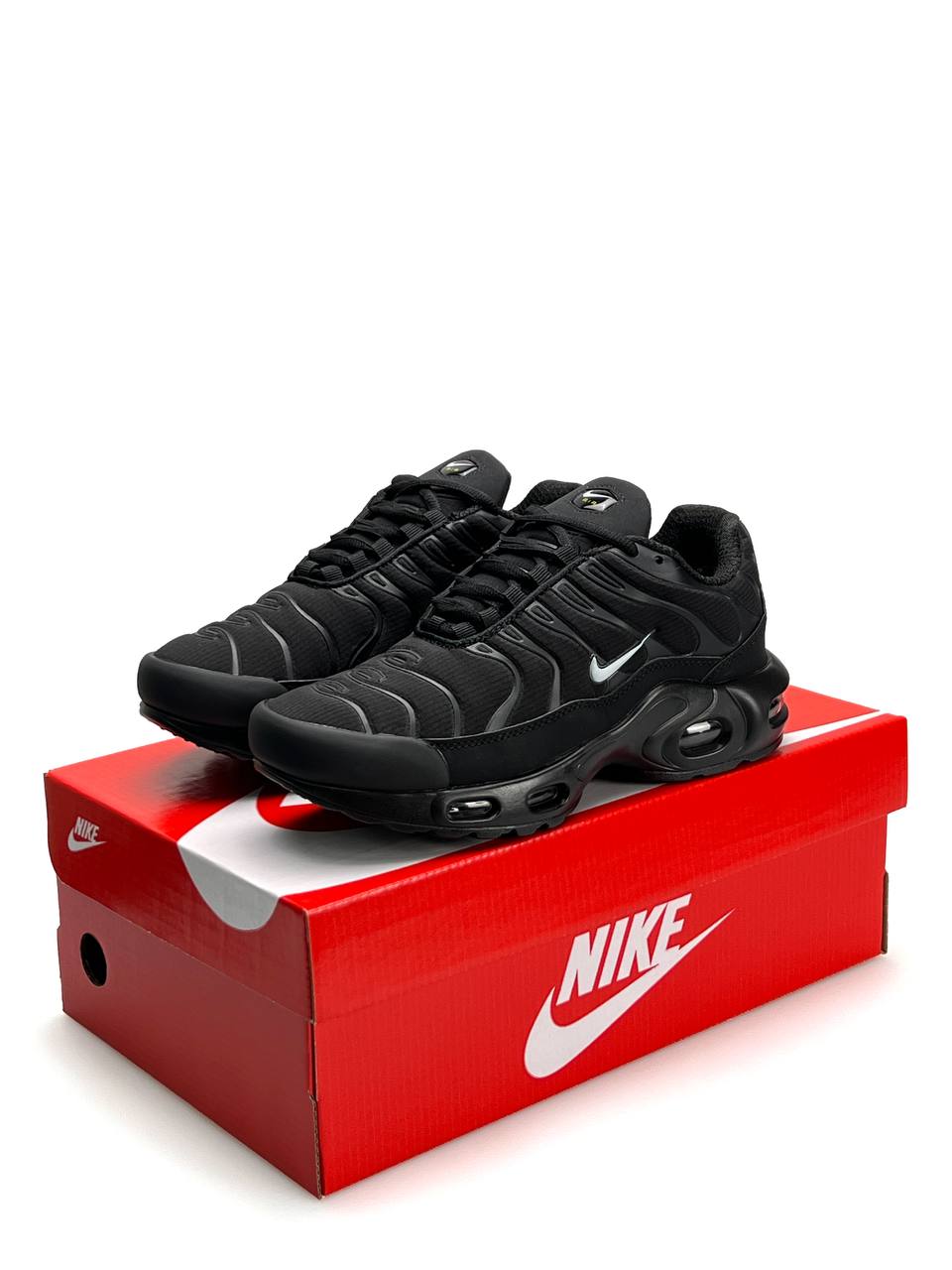 Nike Air Max Tn Plus Black White Swoosh