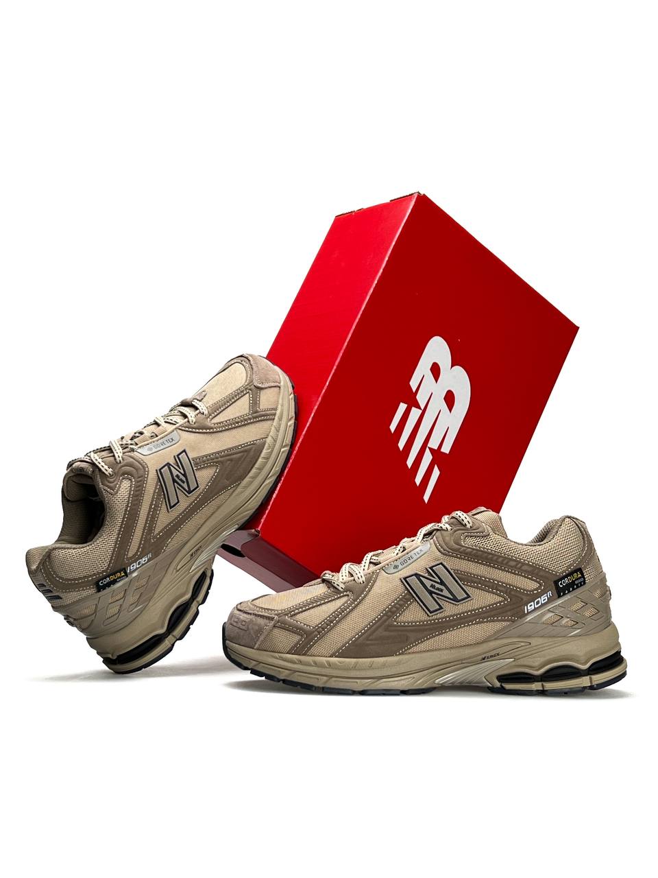 New Balance 1906R Beige Brown Fur