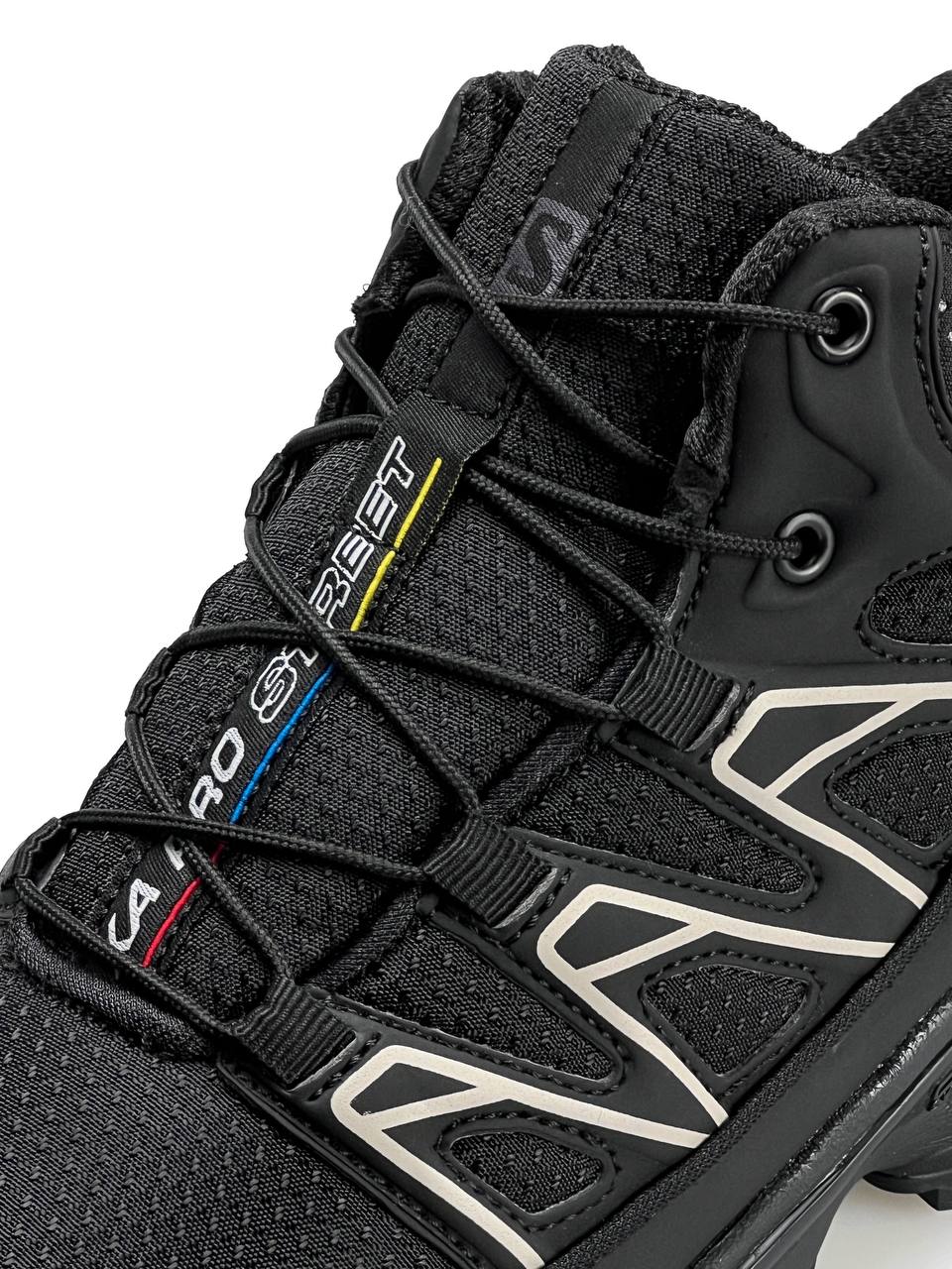 Salomon XT-6 Black Beige Fur