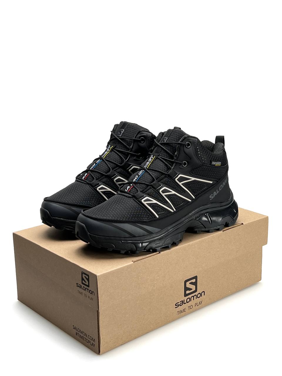 Salomon XT-6 Black Beige Fur