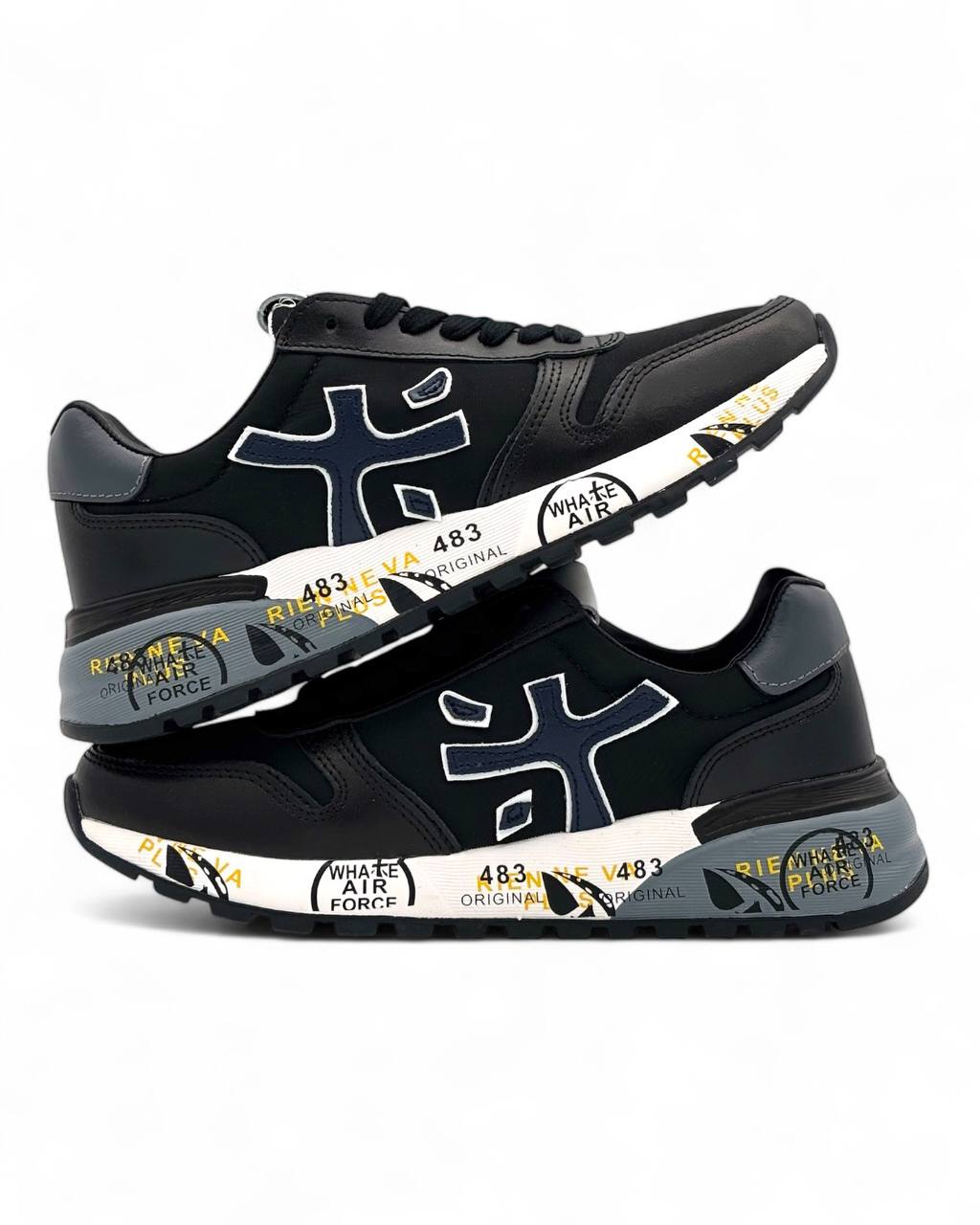 Premiata Mick Black Blue