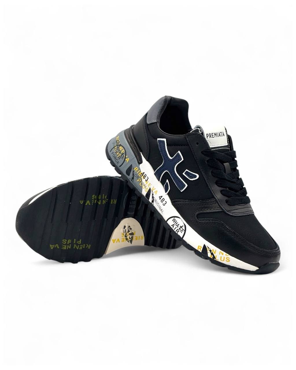Premiata Mick Black Blue