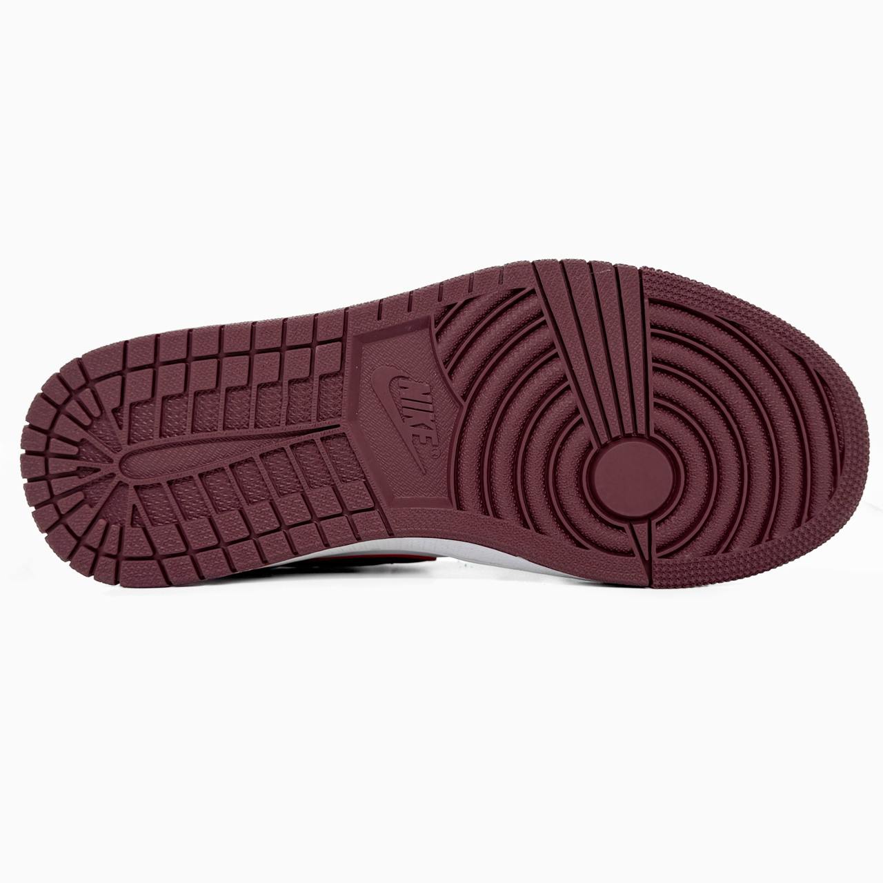 Nike Jordan 1 Retro Low White Bordo