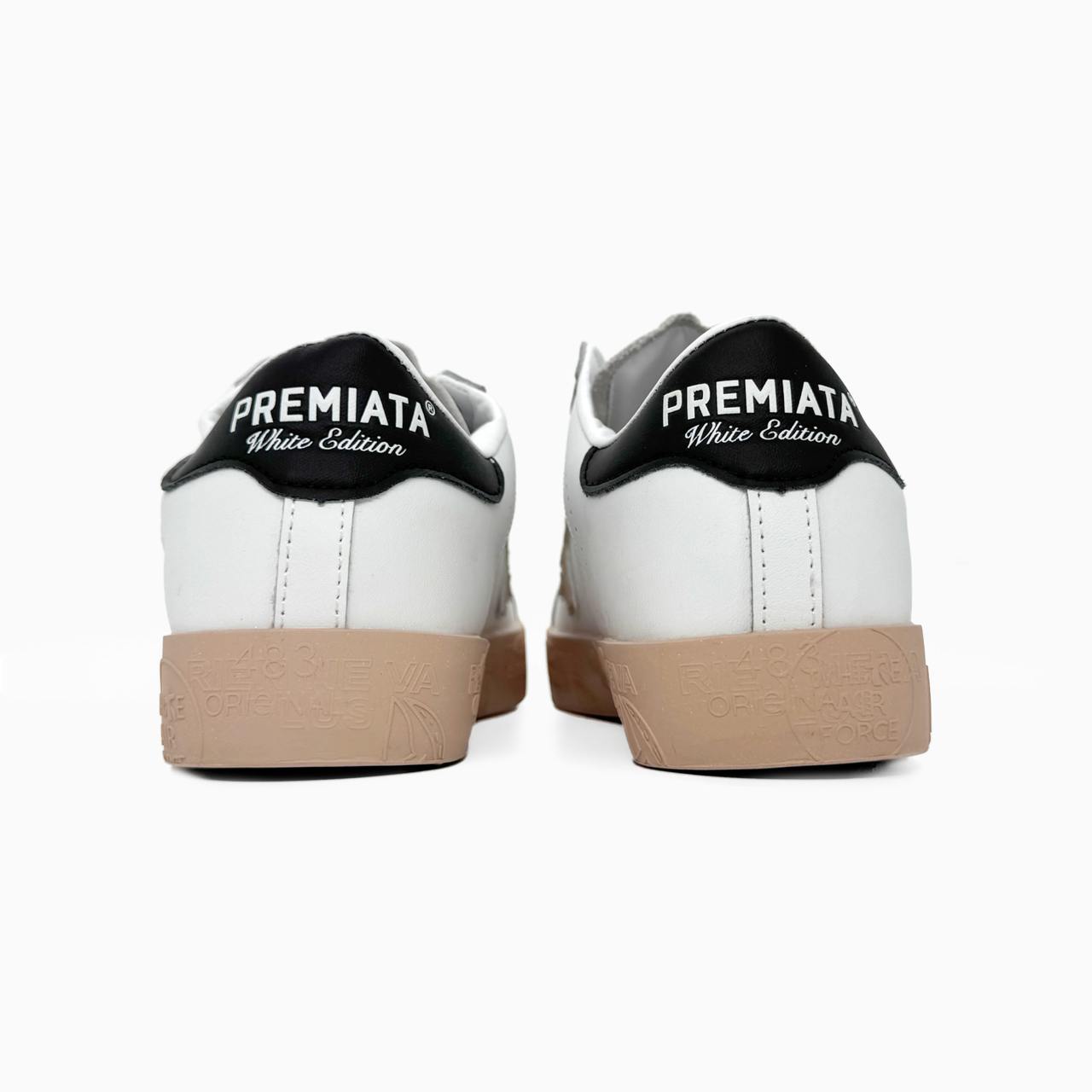 Premiata Steven White Beige