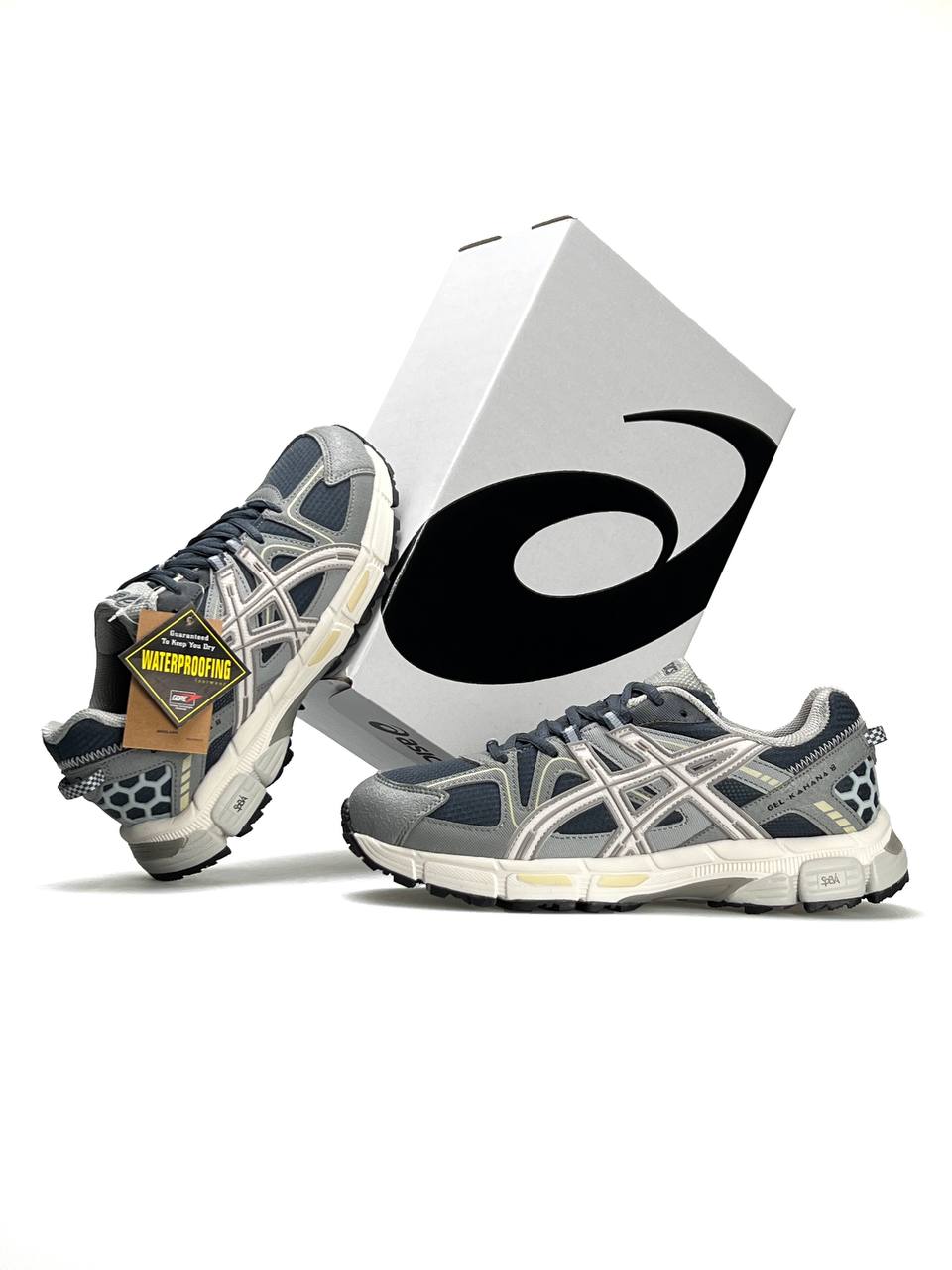 ASICS Gel-Kahana 8 Grey Beige Gore-Tex