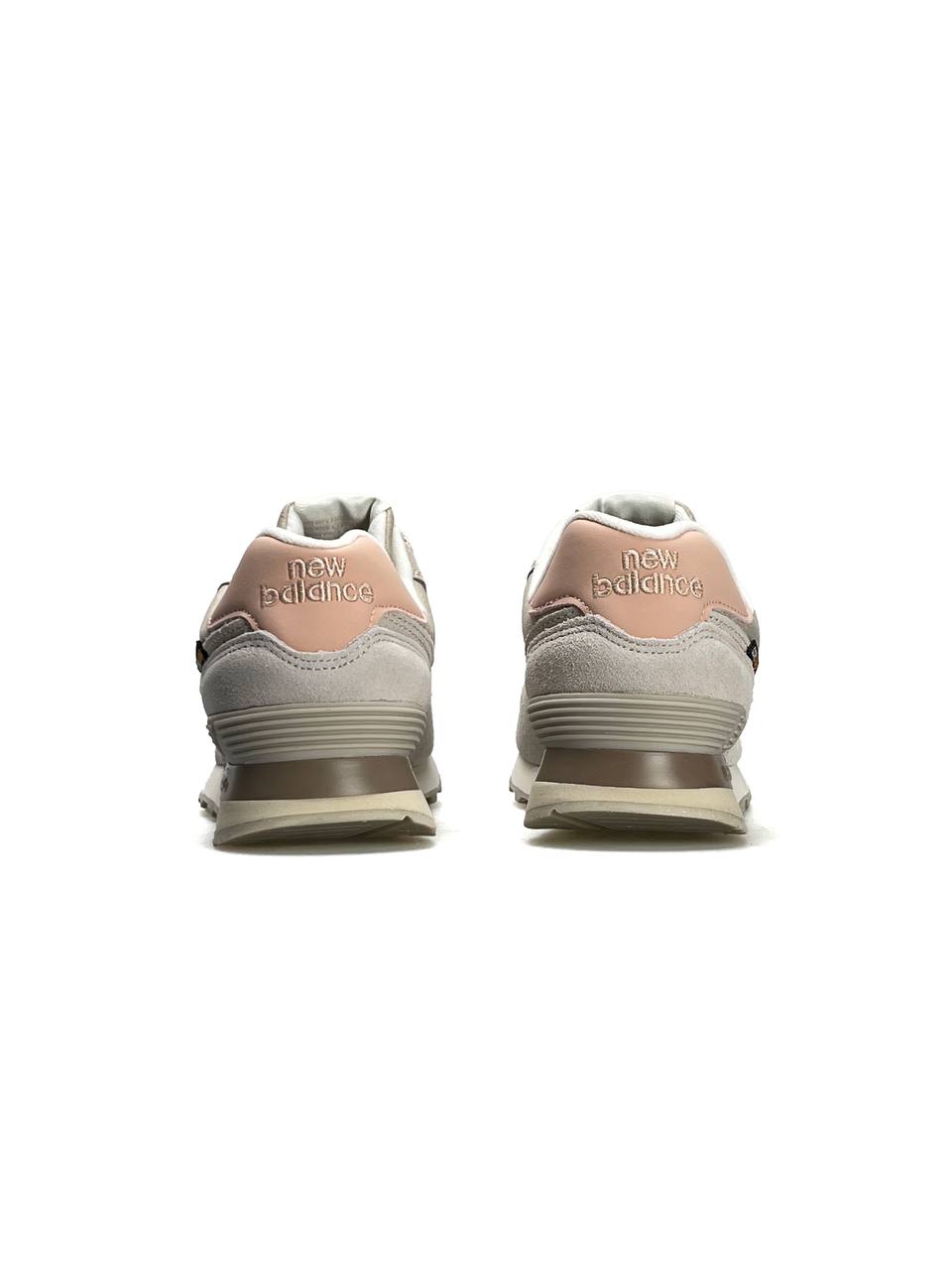 New Balance 574 Beige White Peach