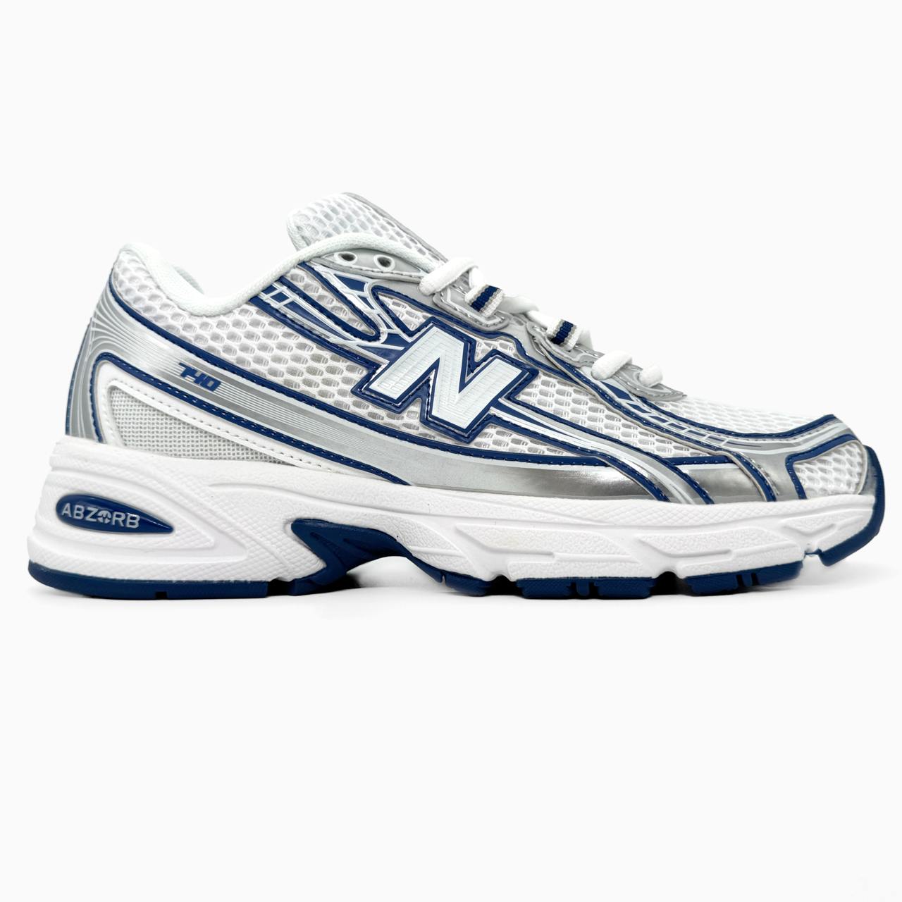 New Balance 740 White Blue Silver
