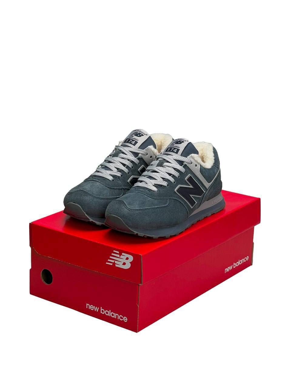New Balance 574 Dark Grey Fur II