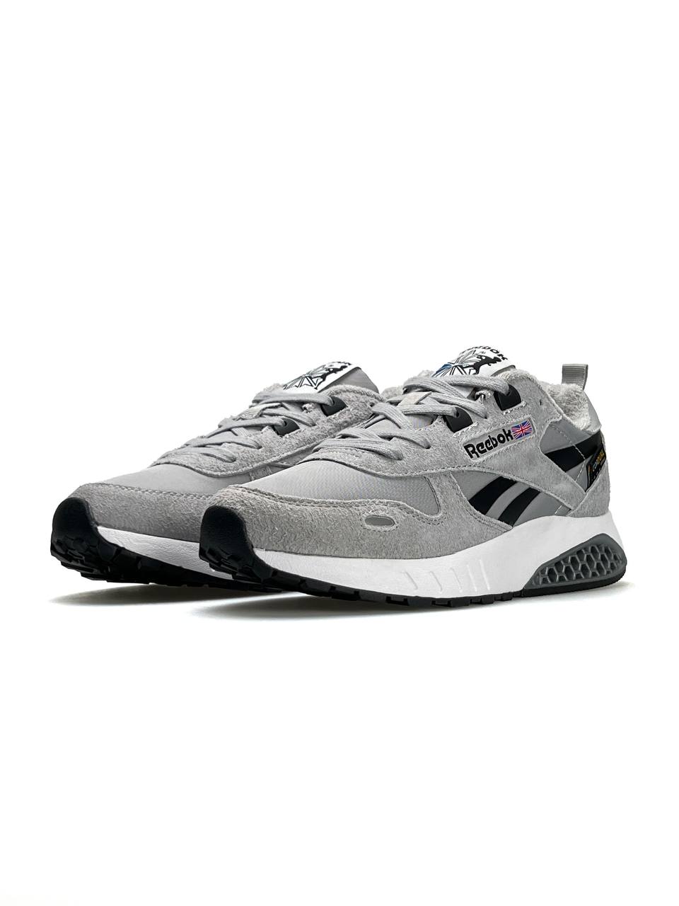 Reebok Classic Leather Hexalite Grey Black White